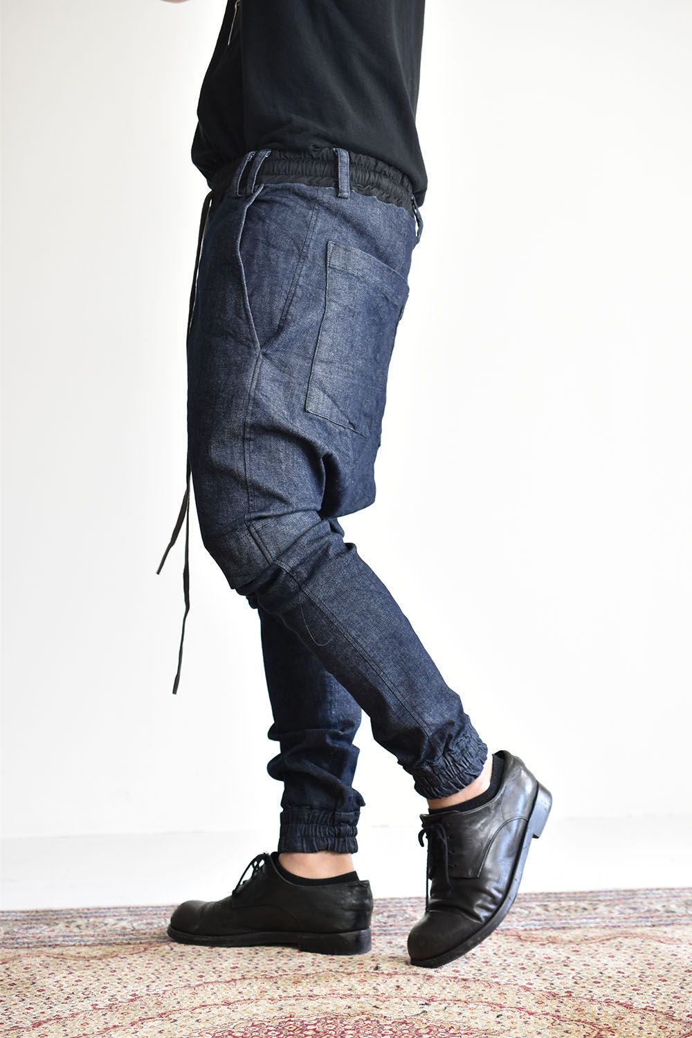 A.F ARTEFACT - Sarrouel Stretch Denim Jogger Pants 