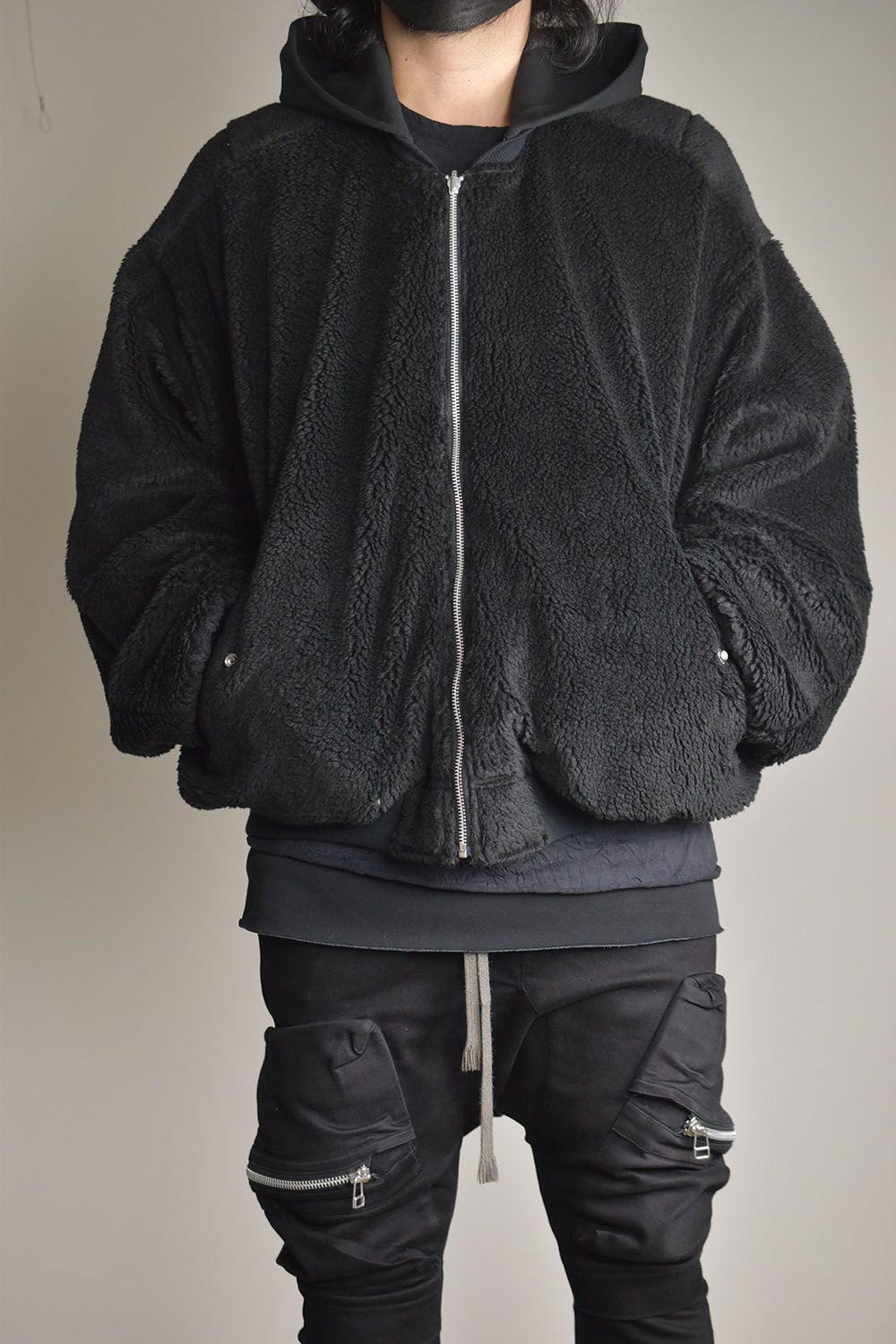 A.F ARTEFACT - Teddy Fleece MA-1 Hoodie
