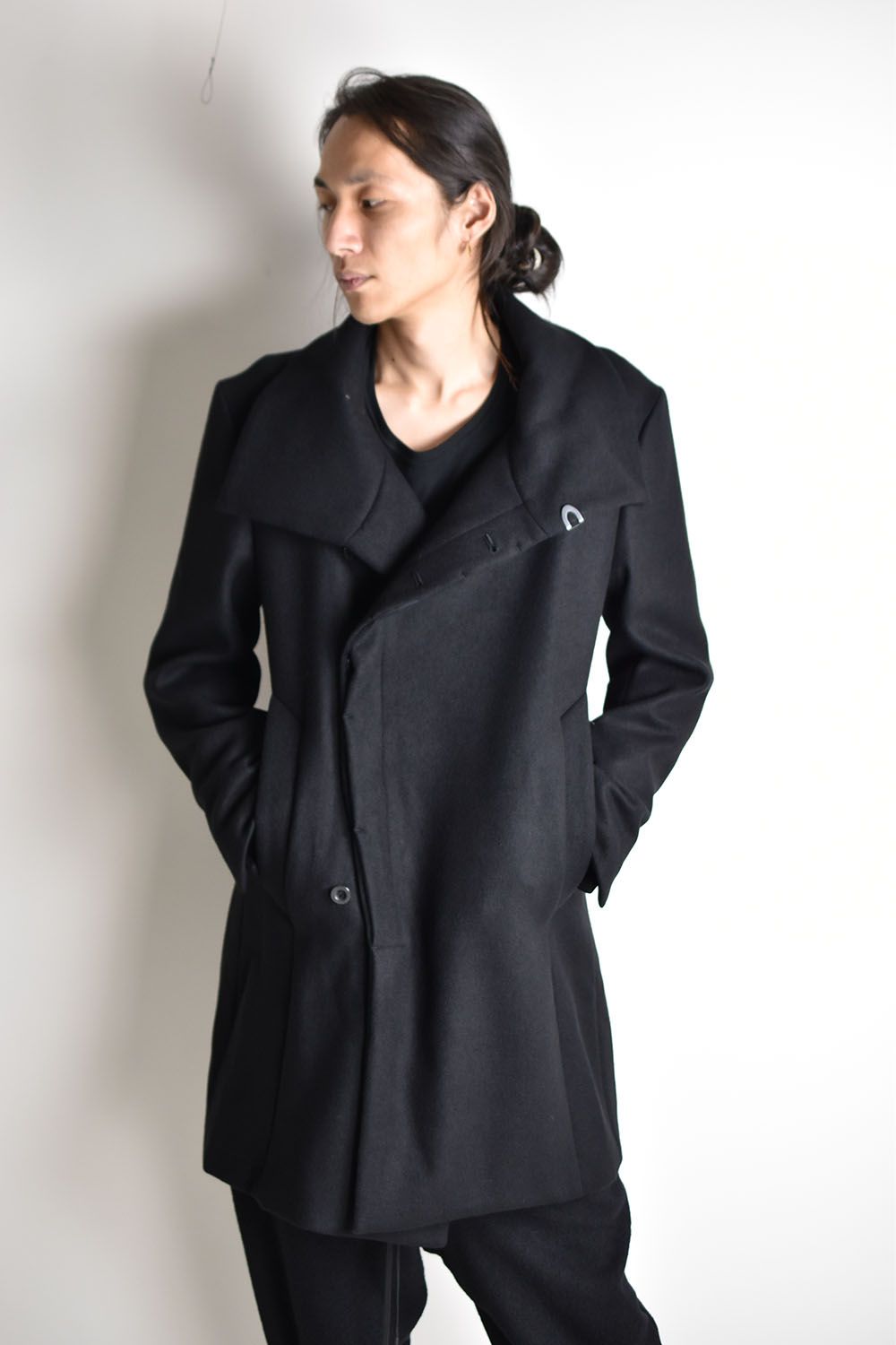 The Viridi-anne - Melton High Neck Coat