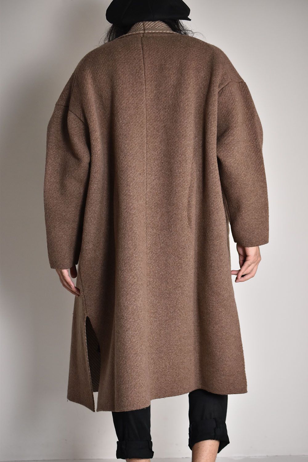 The Viridi-anne - Reversible Knit Coat