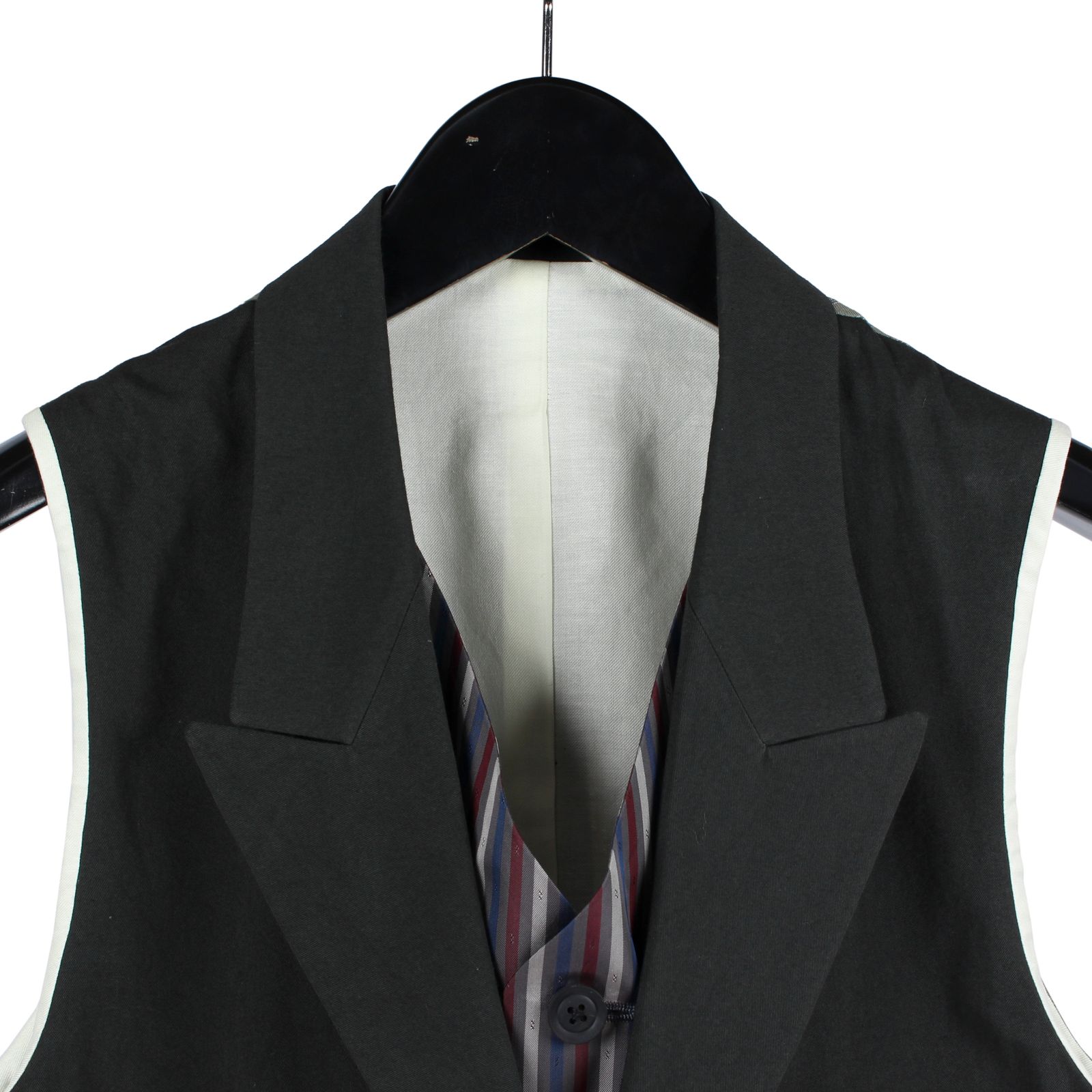 yohji yamamoto - pour homme | 前二重・内前柄ベスト (メンズ