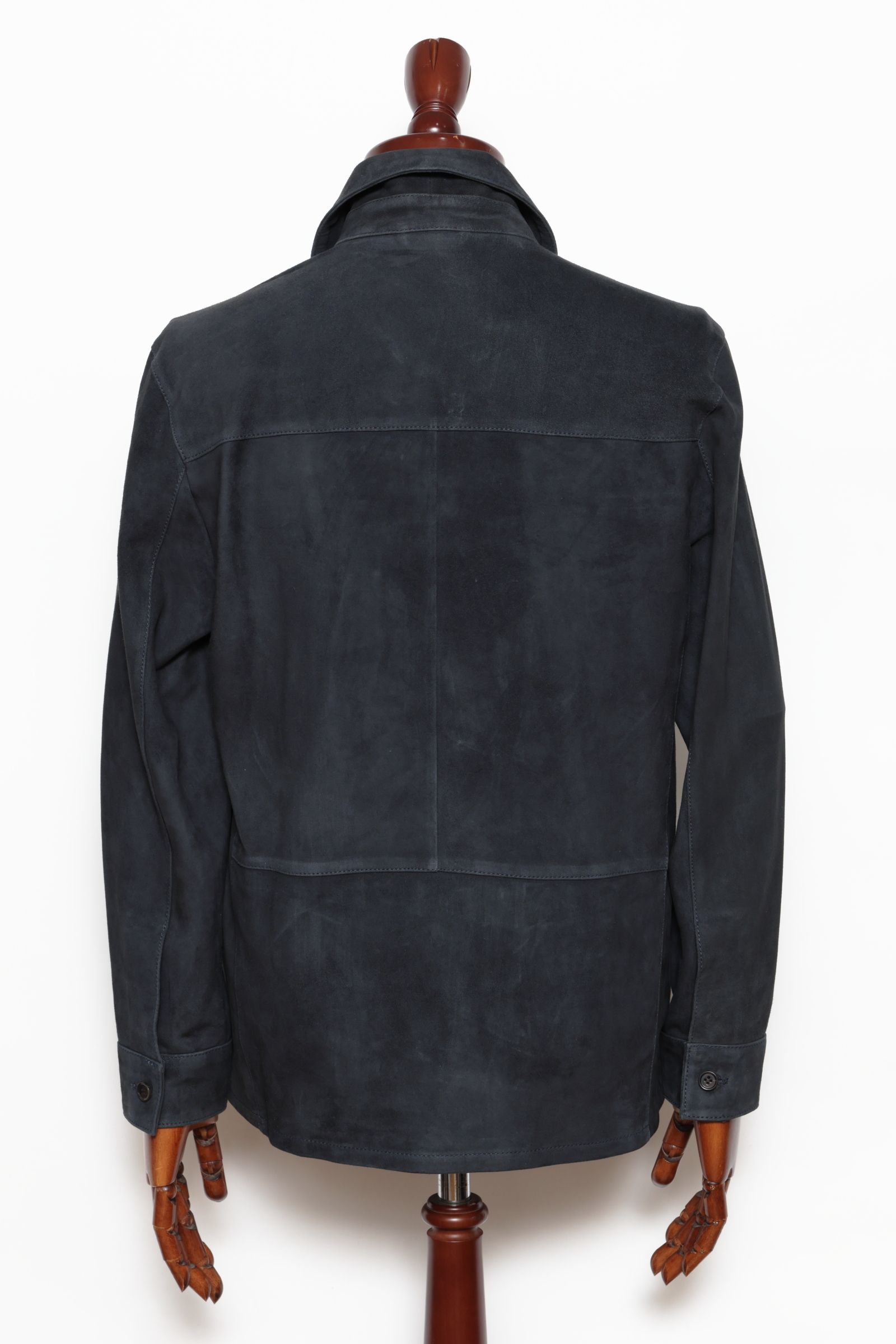 ARMA - DEX ゴートスウェード シャツジャケット / NIGHT ダーク