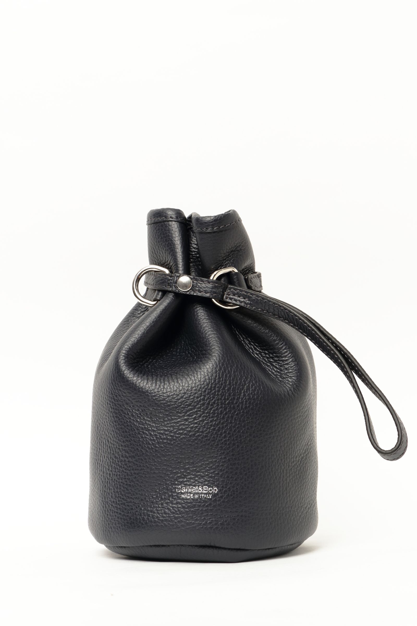 Daniel&Bob - P. SACCA-14 ALCE accopiato 巾着レザーミニバッグ