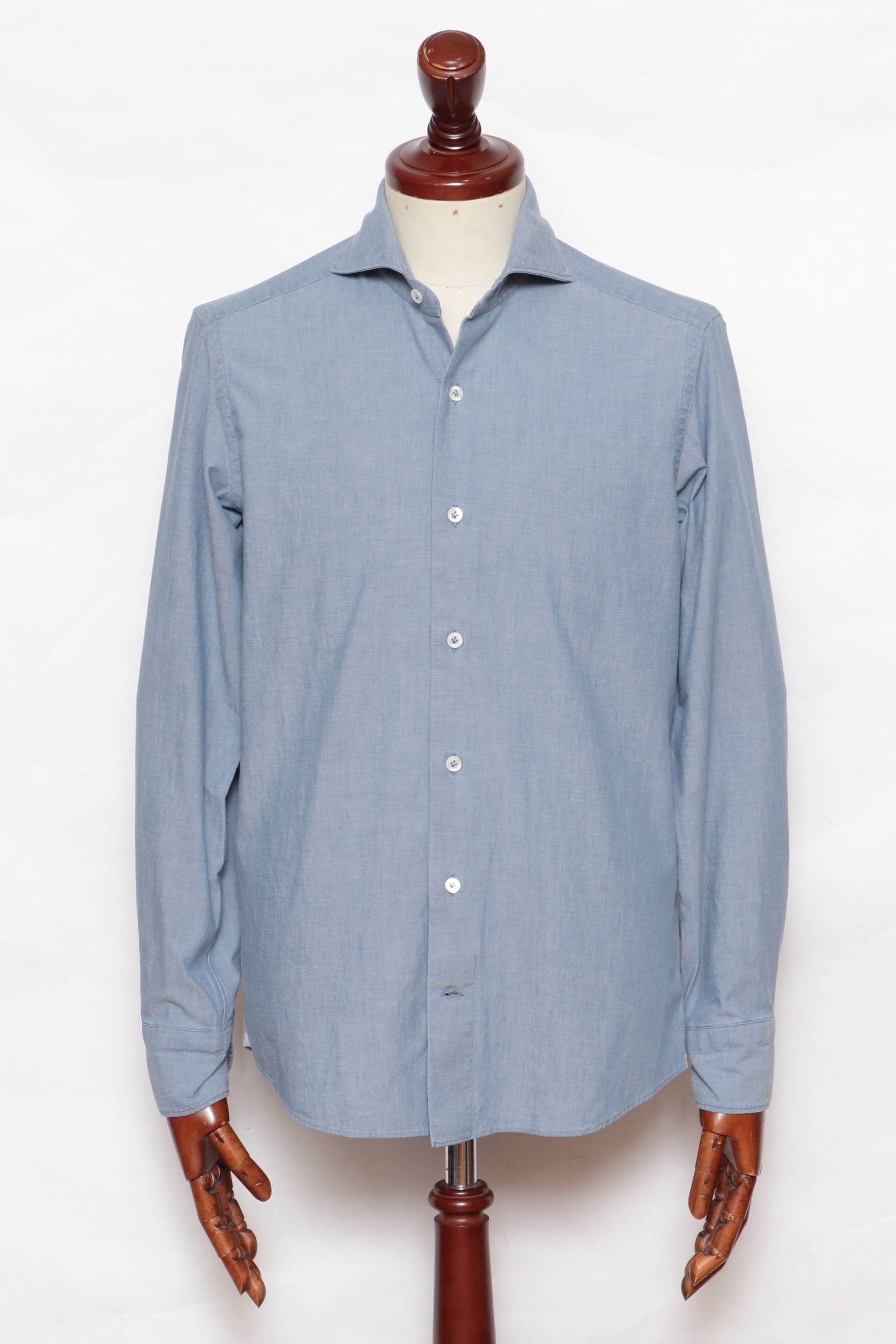 giannetto portofino - Vinci Fit ウォッシュドコットンシャンブレー