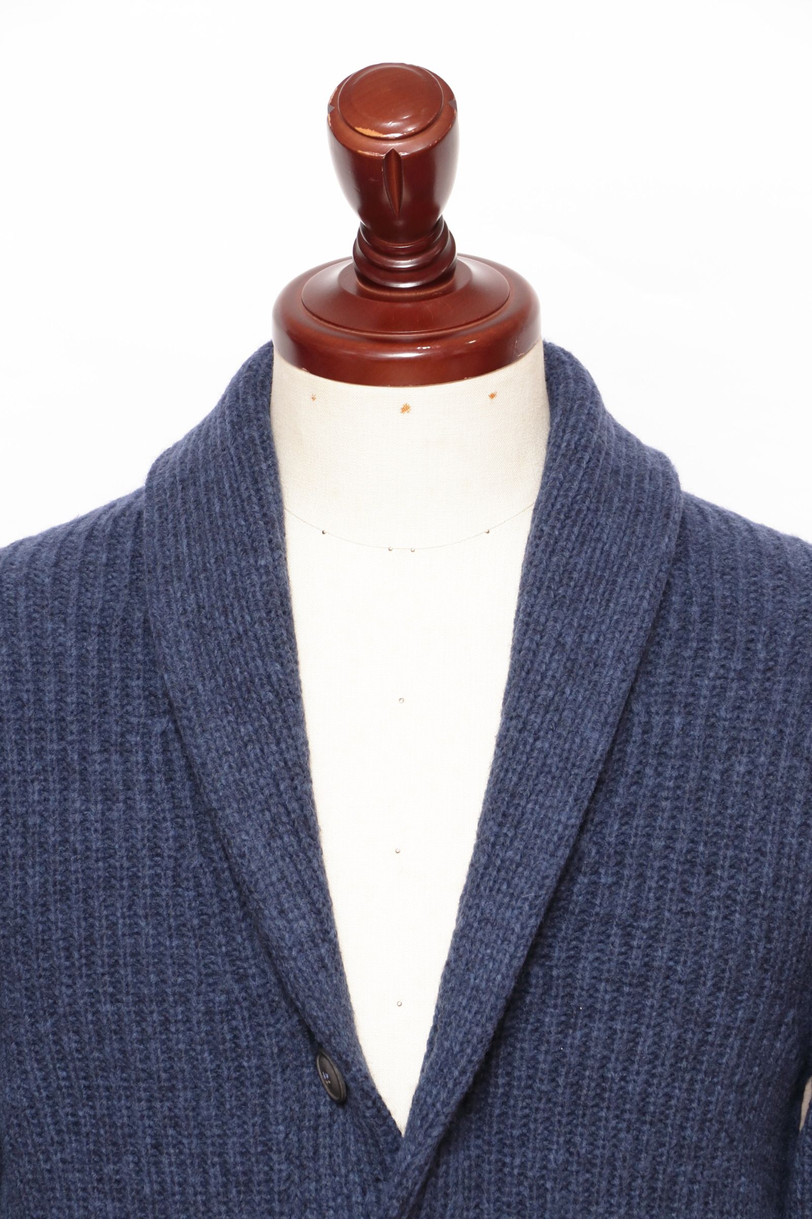 Gran Sasso - 5ゲージ ローゲージ ウールナイロン ショールカラー