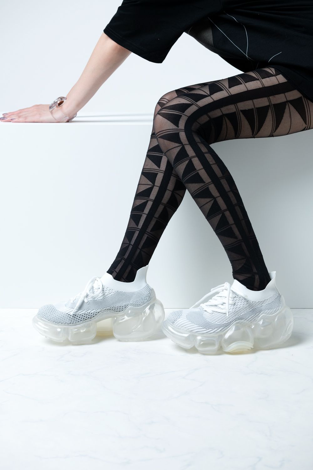 grounds - MOOPIE [WHITEGRAY / CLEAR]｜ムーピー [ホワイトグレー