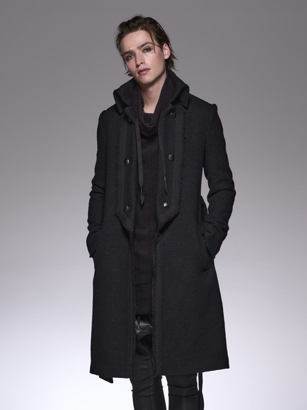 kiryuyrik - 《予約品》 CutOffNapoleonCoat / カットオフ ツイード