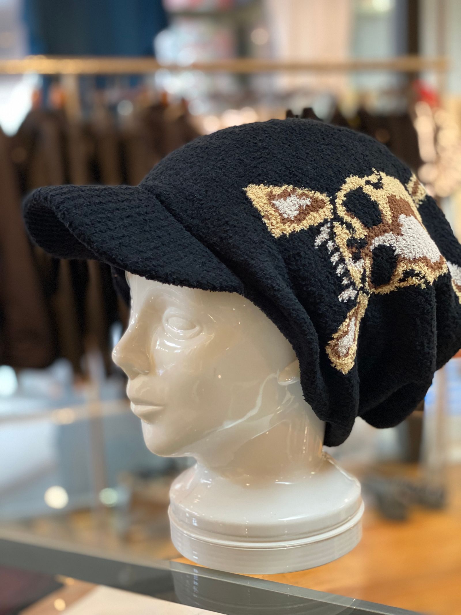 Roen - KNIT CASQUETTEキャスケット/ BLACK【Roen】 | BRYAN