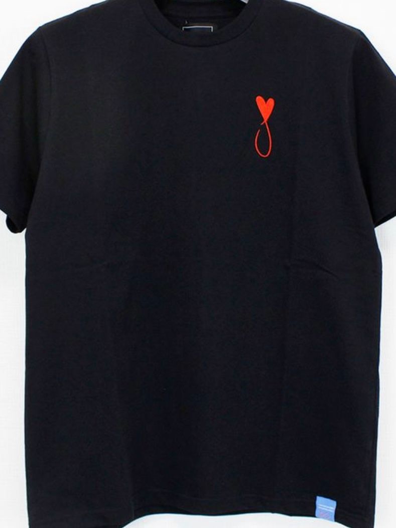 MAISON HONORE - Tiphanie Tシャツ ブラック×レッド 半袖メゾンオノレ