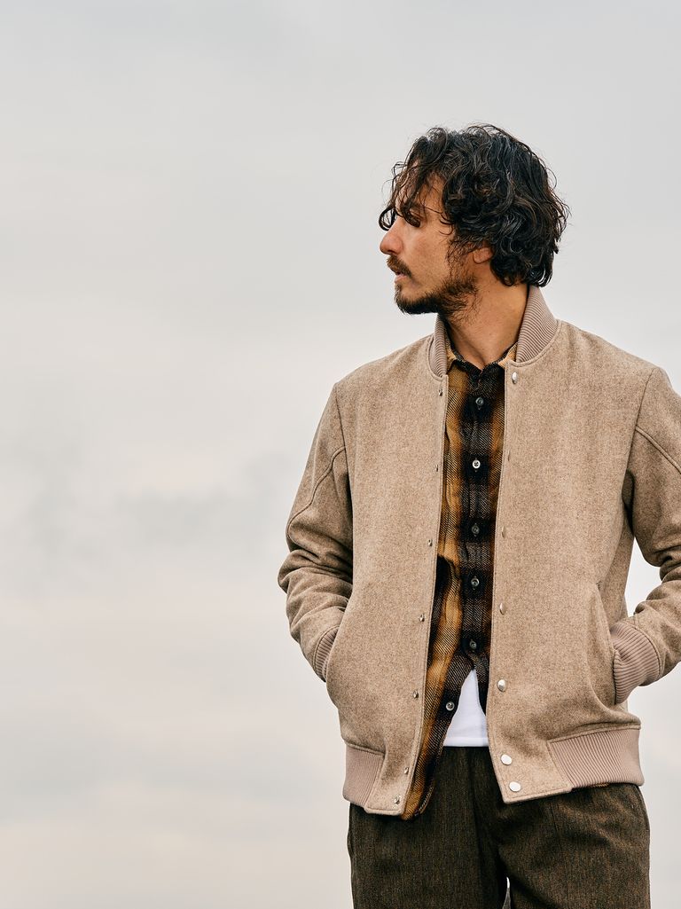 wjk - 【予約品】 stadium jumper / スタジャン / ベージュ | BRYAN