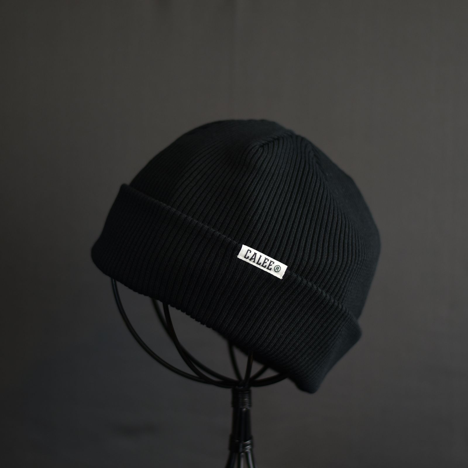 CALEE - COOL MAX KNIT CAP (BLACK) / クールマックス ニットキャップ