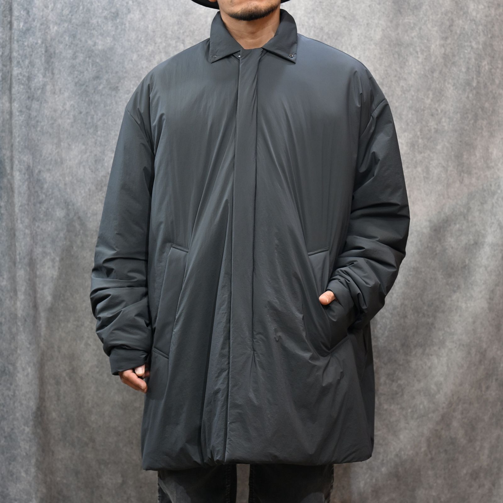 N.HOOLYWOOD - BALMACAAN COAT （CHARCOAL）｜バルマカンコート｜2252