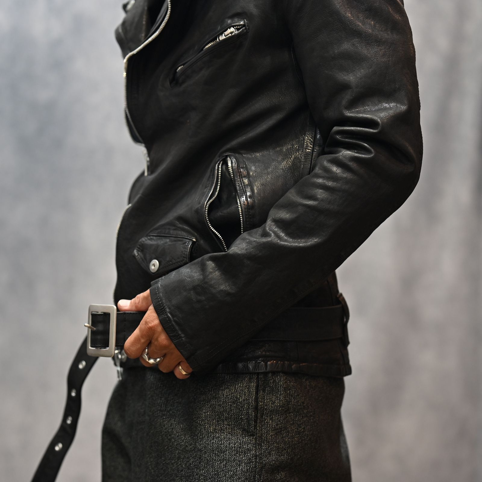 ISAMU KATAYAMA BACKLASH - ジャパンカーフ タンニン鞣し 製品洗い