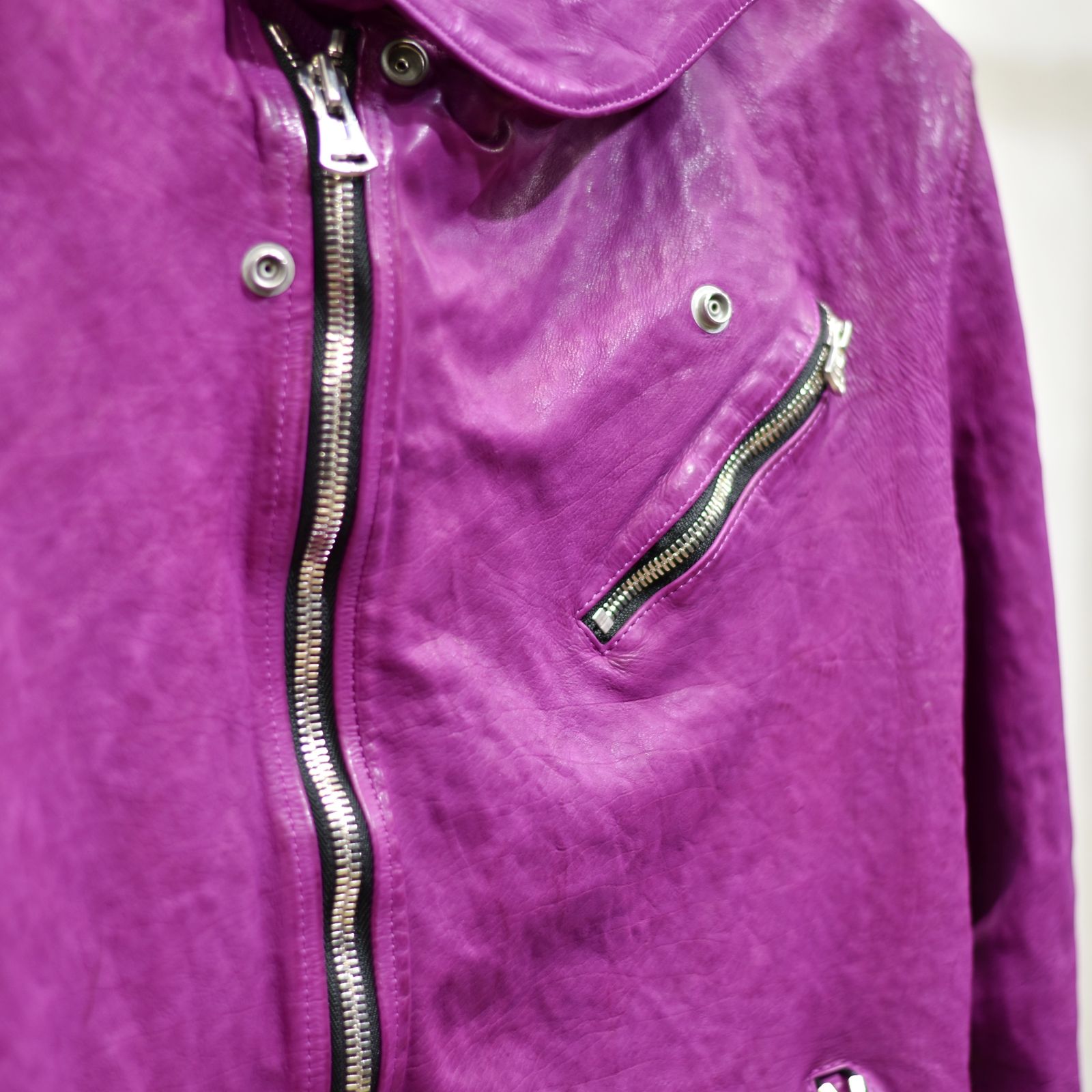 ISAMU KATAYAMA BACKLASH - ジャパンカーフ タンニン鞣し 製品洗い加工