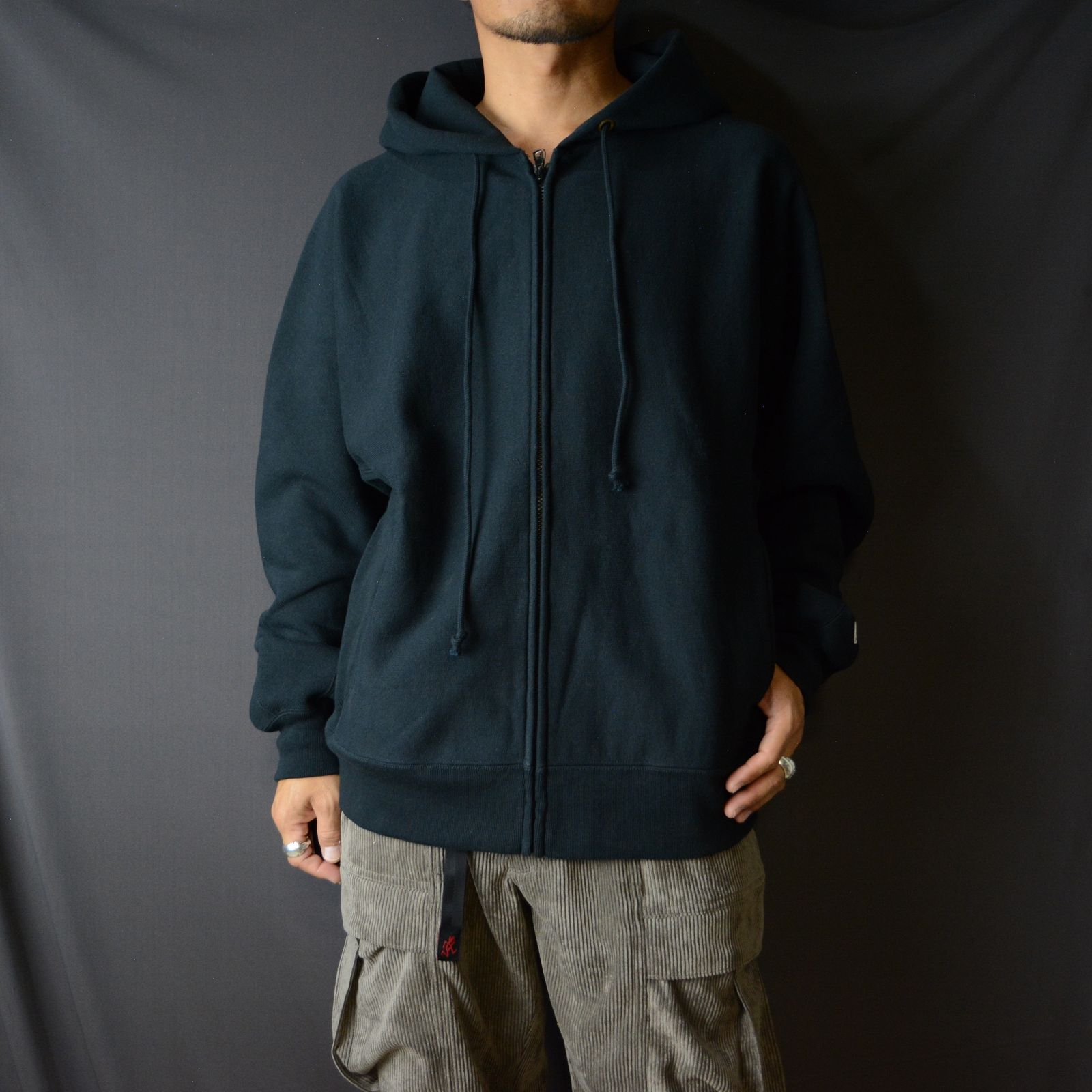N.HOOLYWOOD - Champion ZIP UP HOODIE （BLACK） / チャンピオン