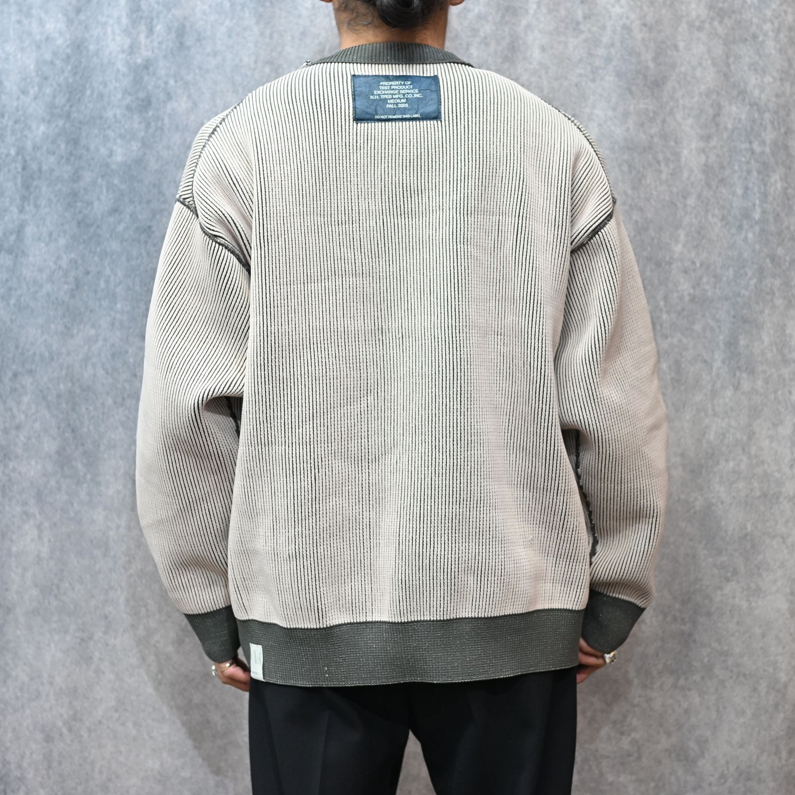 N.HOOLYWOOD - EXCHANGE SERVICE TOPS KNIT （MIX GRAY