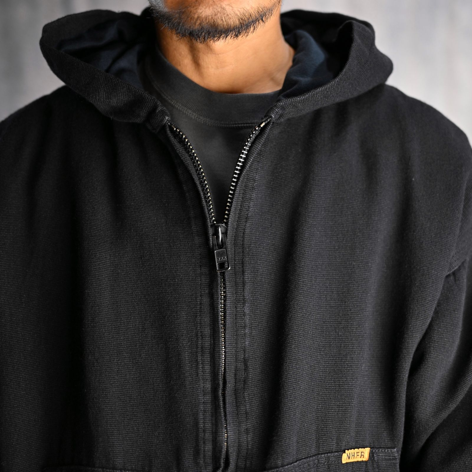 N.HOOLYWOOD - HOODIE BLOUSON (BLACK) - フーディーブルゾン