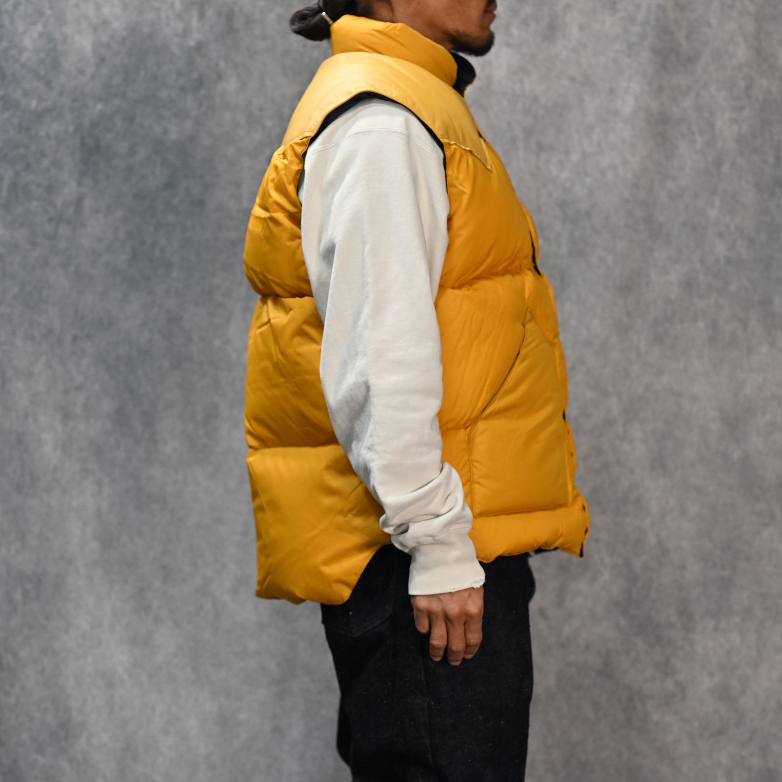 New Manual - ＃032 REVERSIBLE DOWN VEST / ROCKY MOUNTAIN （YELLOW