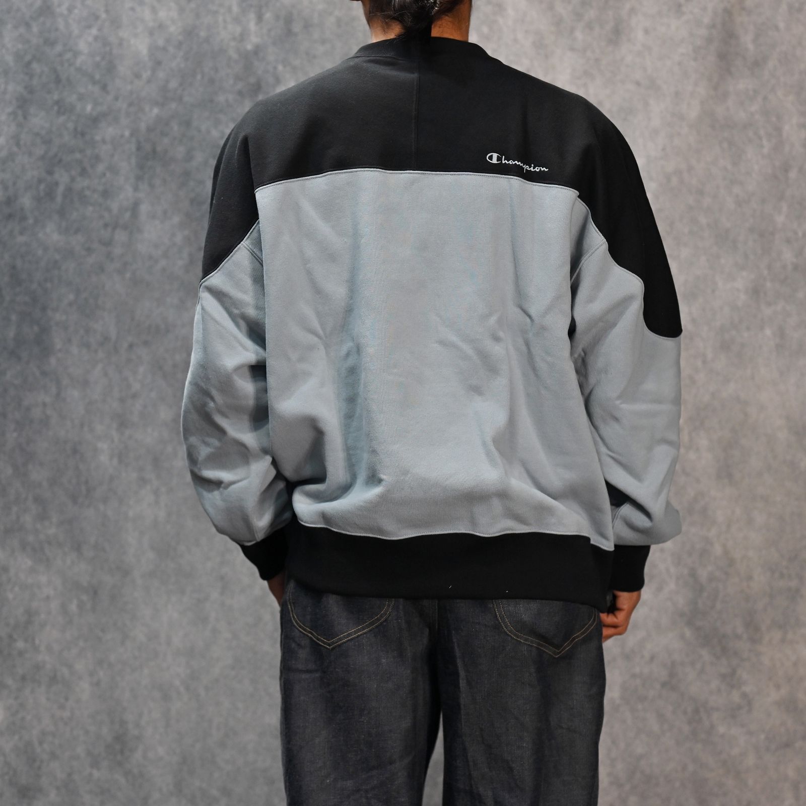 N.HOOLYWOOD - × Champion CREWNECK SWEAT （L.BLUE） / チャンピオン