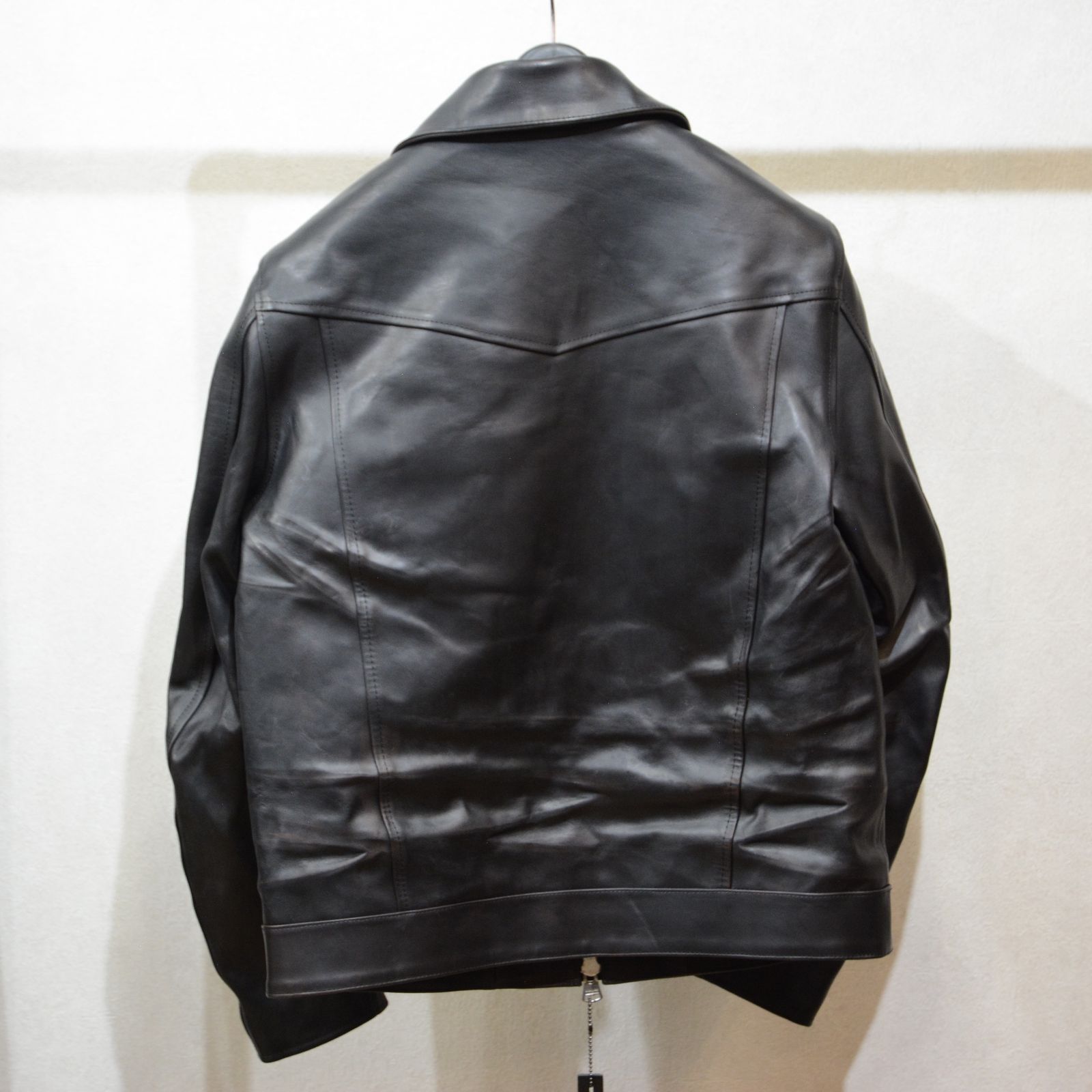 ISAMU KATAYAMA BACKLASH - × ROLL コラボ 衿付き シングルライダース