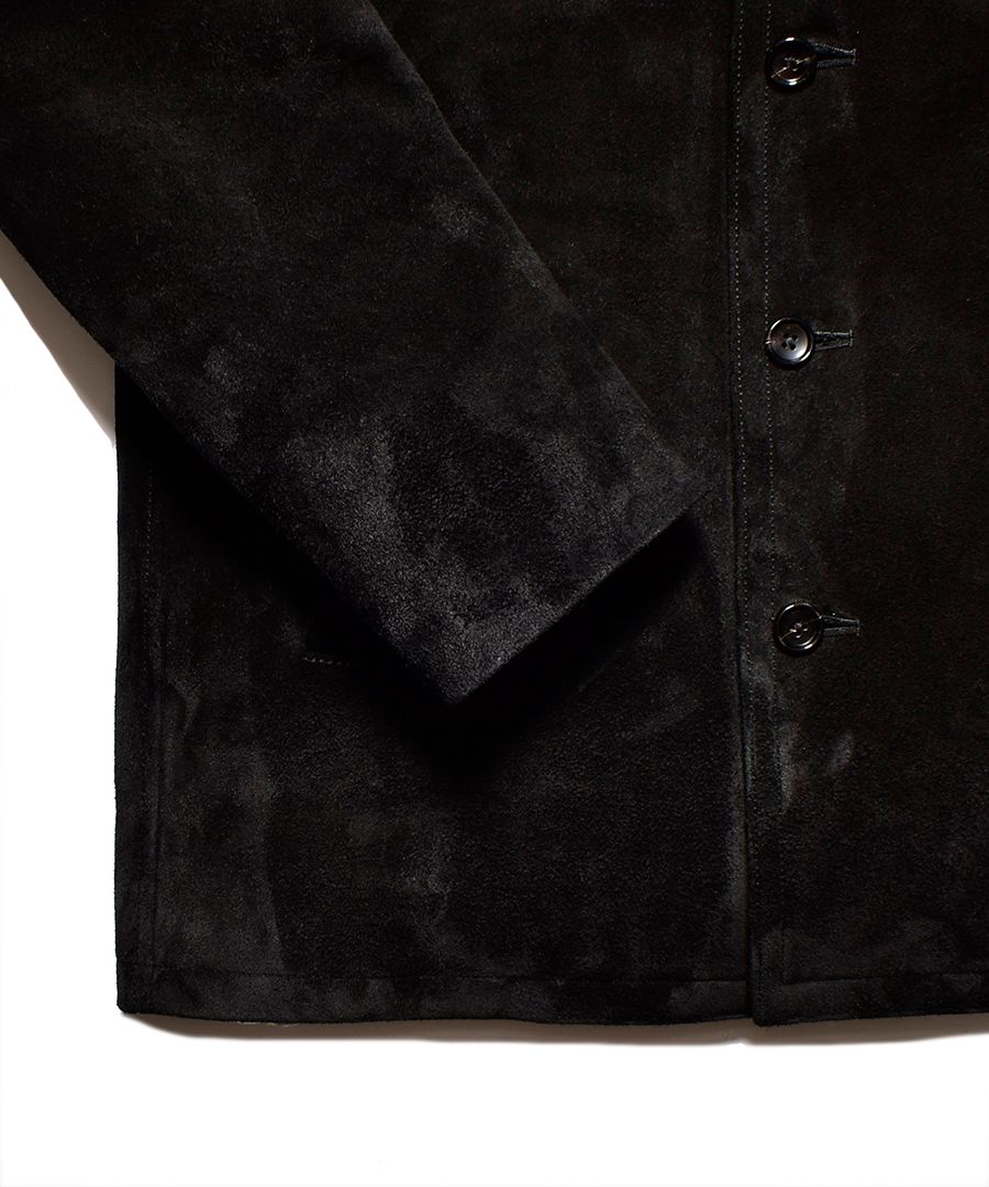 MINEDENIM - Suede Leather Harf CT （BLK） / スエードレザー ハーフ