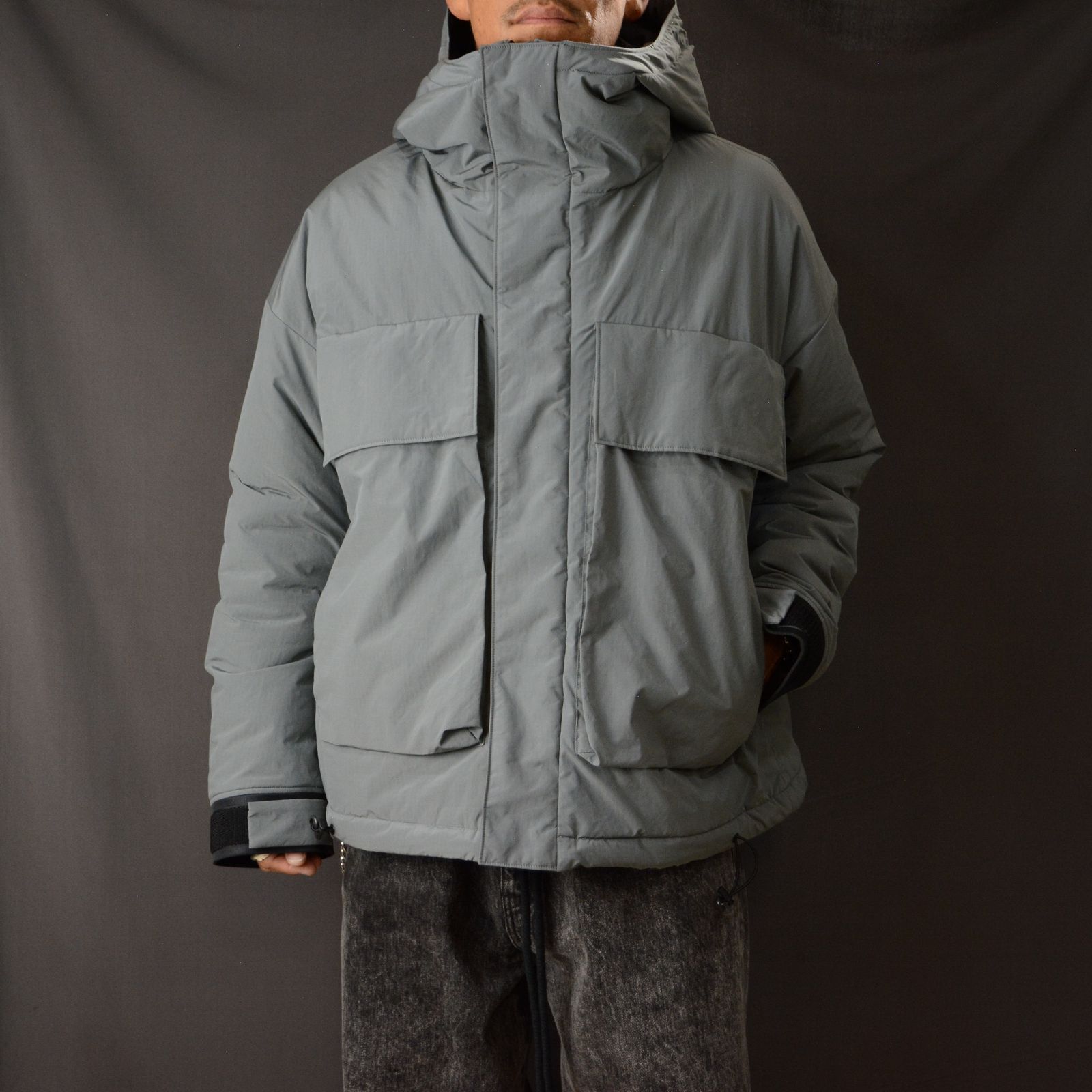 N.HOOLYWOOD - N.HOOLYWOOD COMPILE / HOODED BLOUSON （CHARCOALOAL