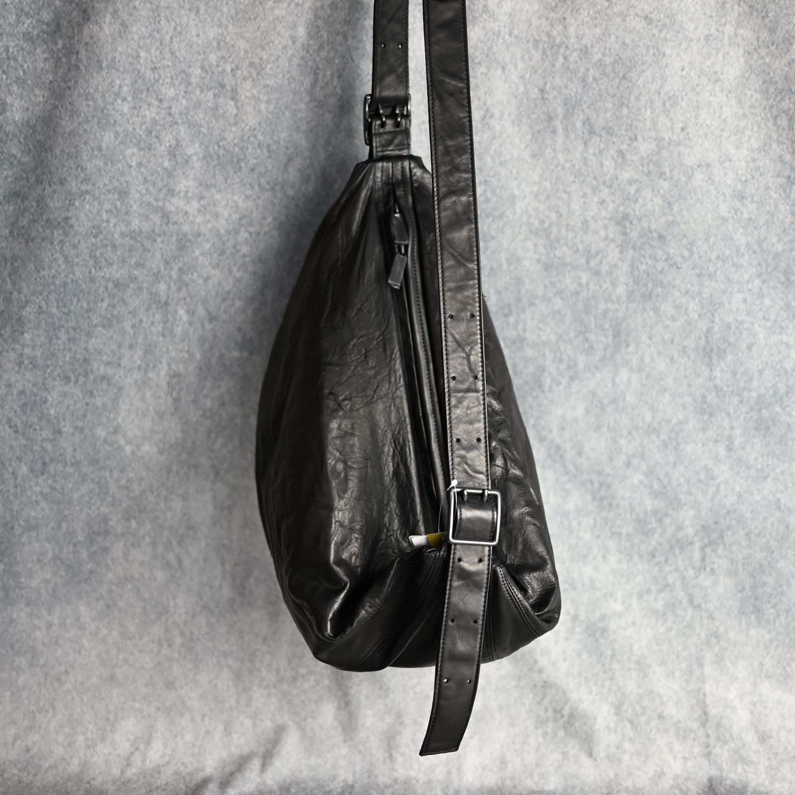 yohji yamamoto - HORSE LEATHER BAG （BLACK） / ホースグレイン