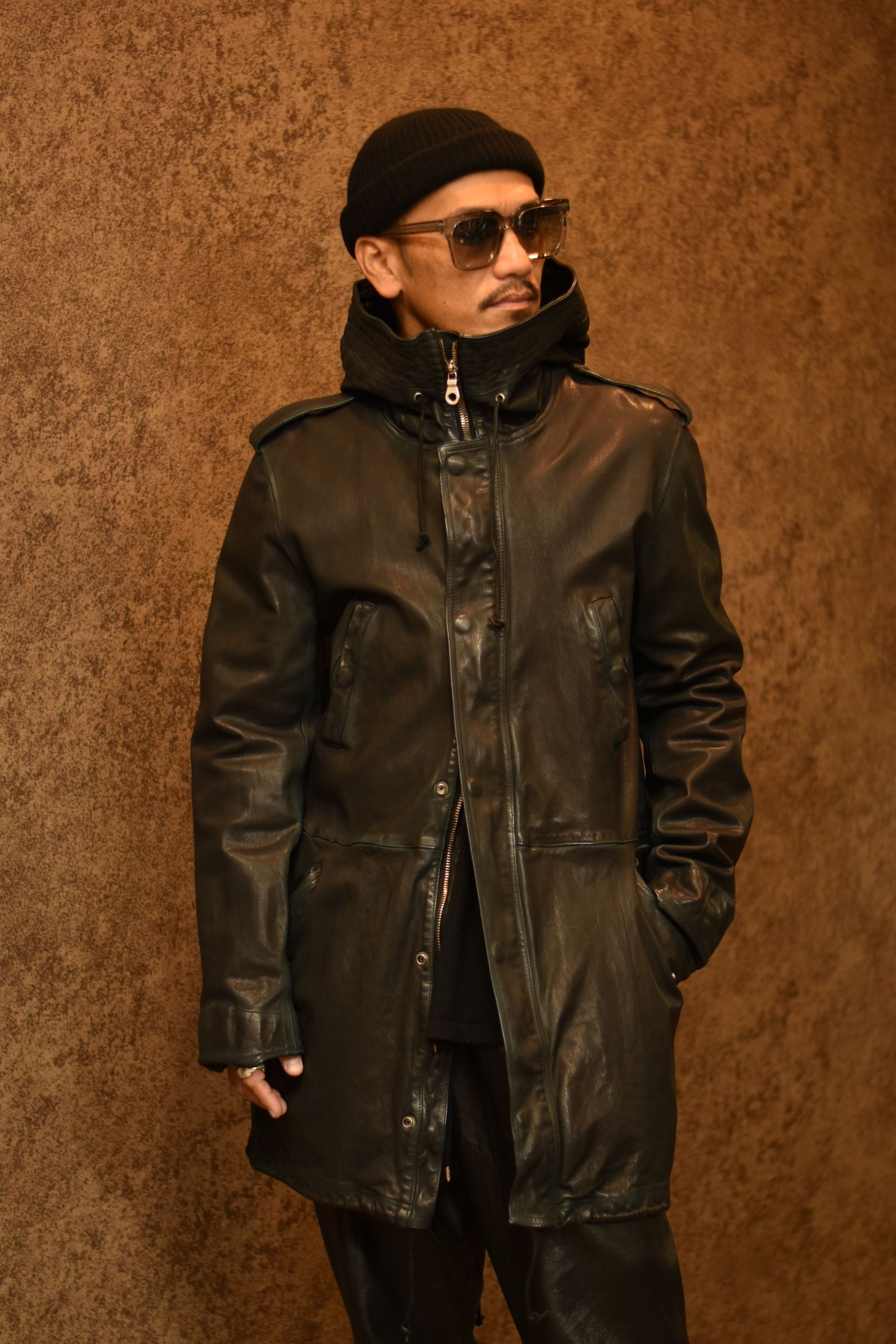 ISAMU KATAYAMA BACKLASH - ゴートタンニン 製品染め モッズコート