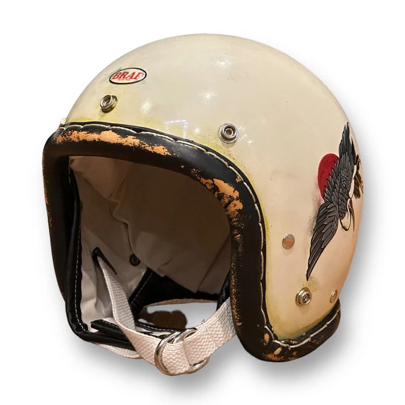 NoBudz - BRAP 500 LEGEND CUSTOM BPK19 | 革巻きヘルメット | chord