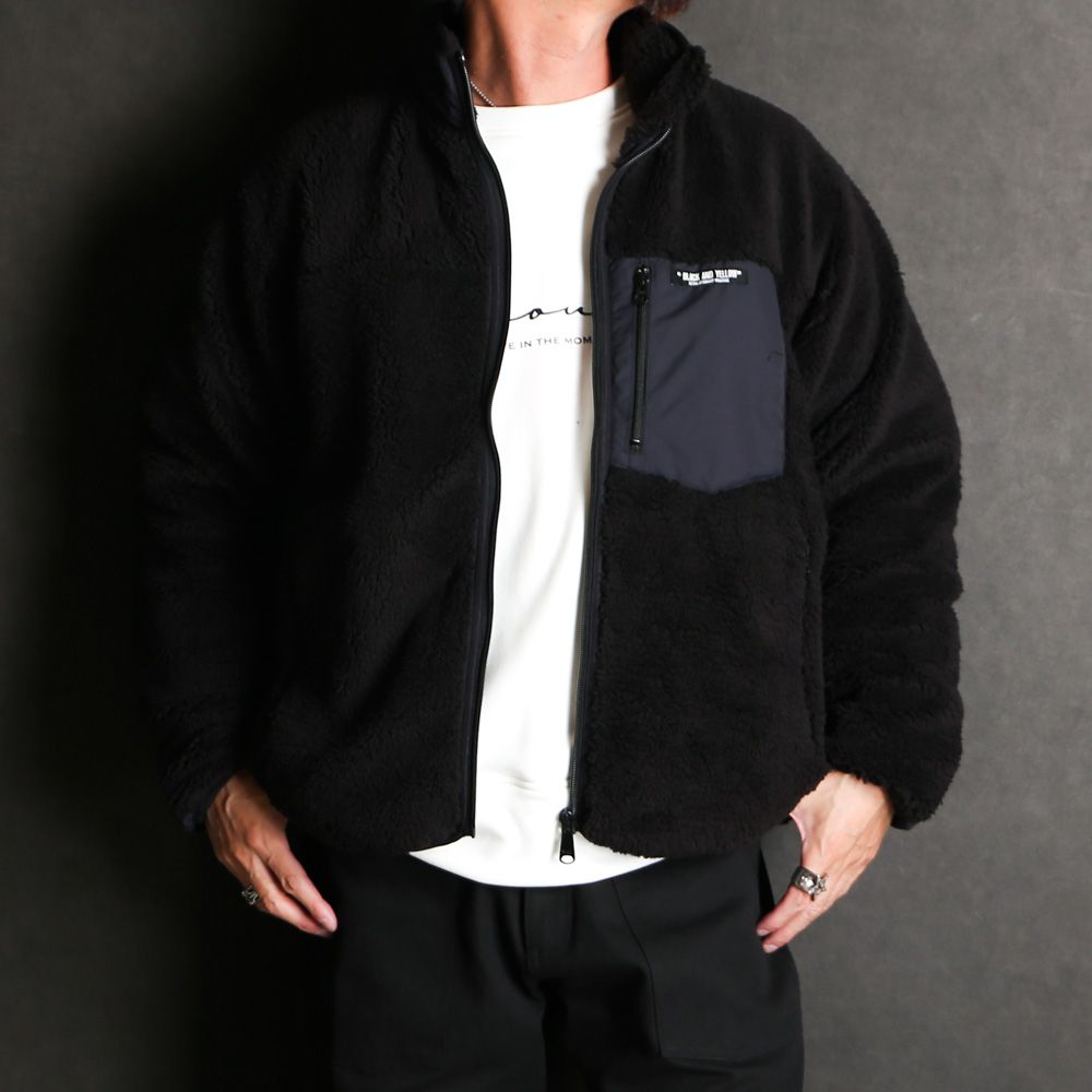 RATS - ZIP FLEECE - BLACK / フリースジャケット / 24'RJ-1105