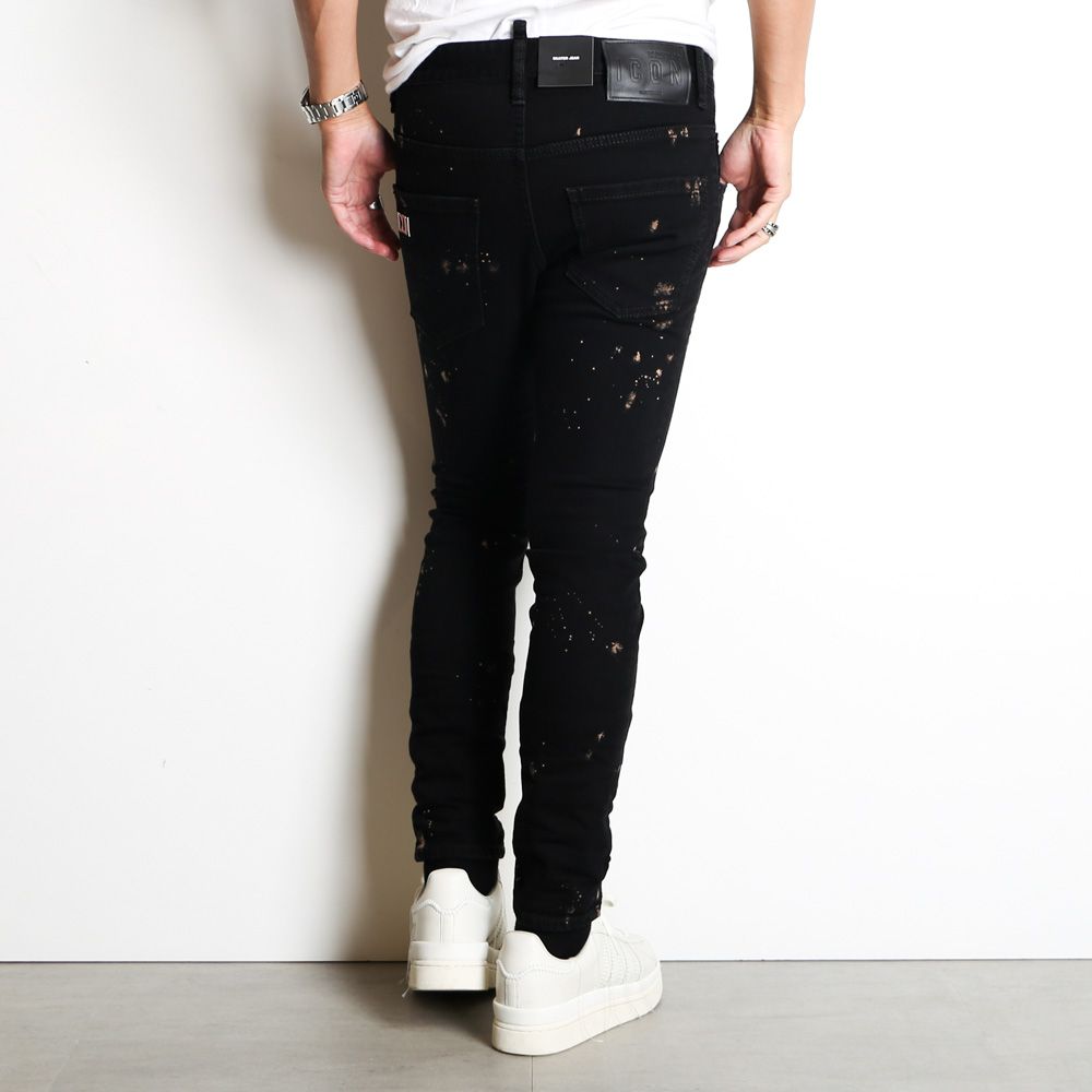 DSQUARED2 - ICON Black Milky Wash Skater Jean / スケーター