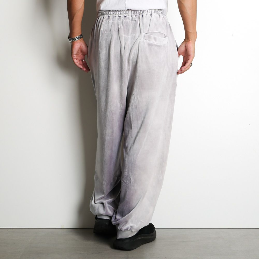 Maison MIHARA YASUHIRO - Sun faded Like Velour Pants - PURPLE