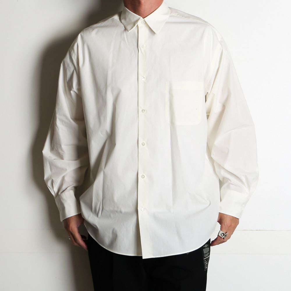 MARKAWARE - COMFORT FIT SHIRT - IVORY / オーガニックGIZA80/1タイプ