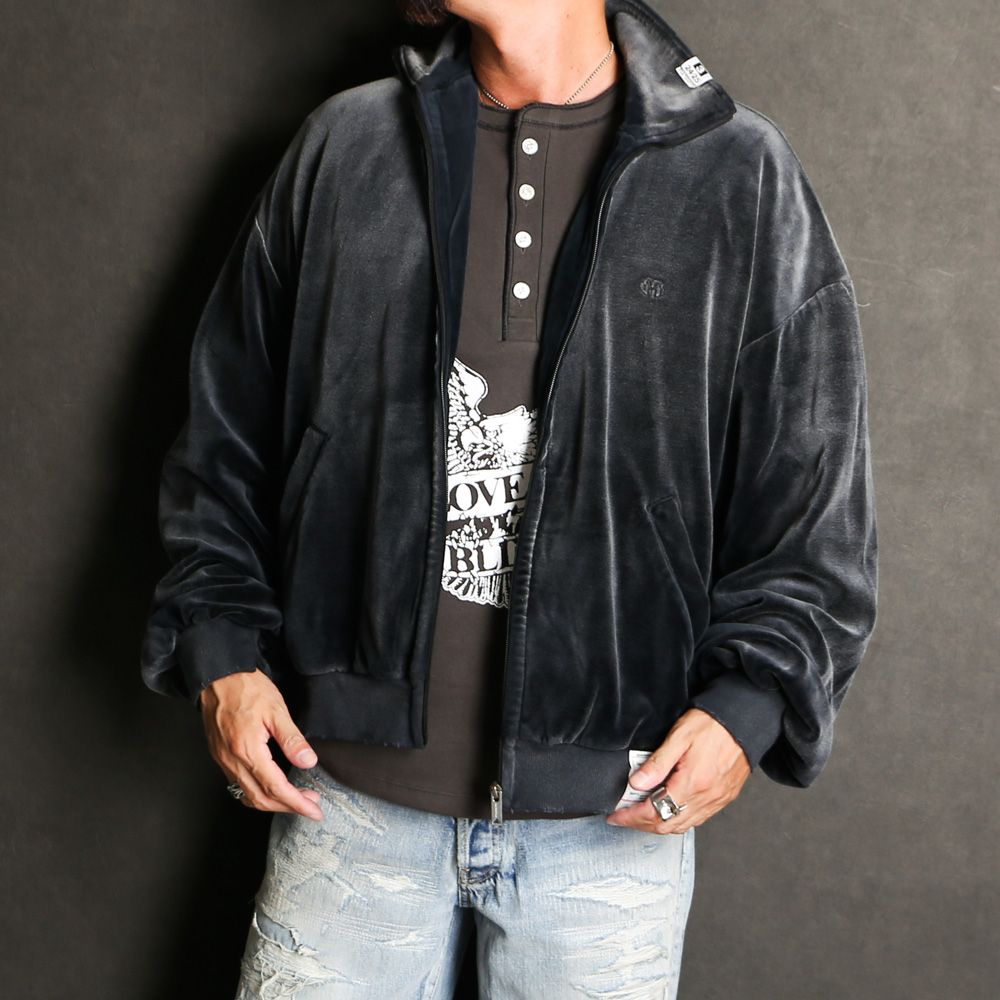 Maison MIHARA YASUHIRO - Sun Faded Like Velour Jacket - BLACK