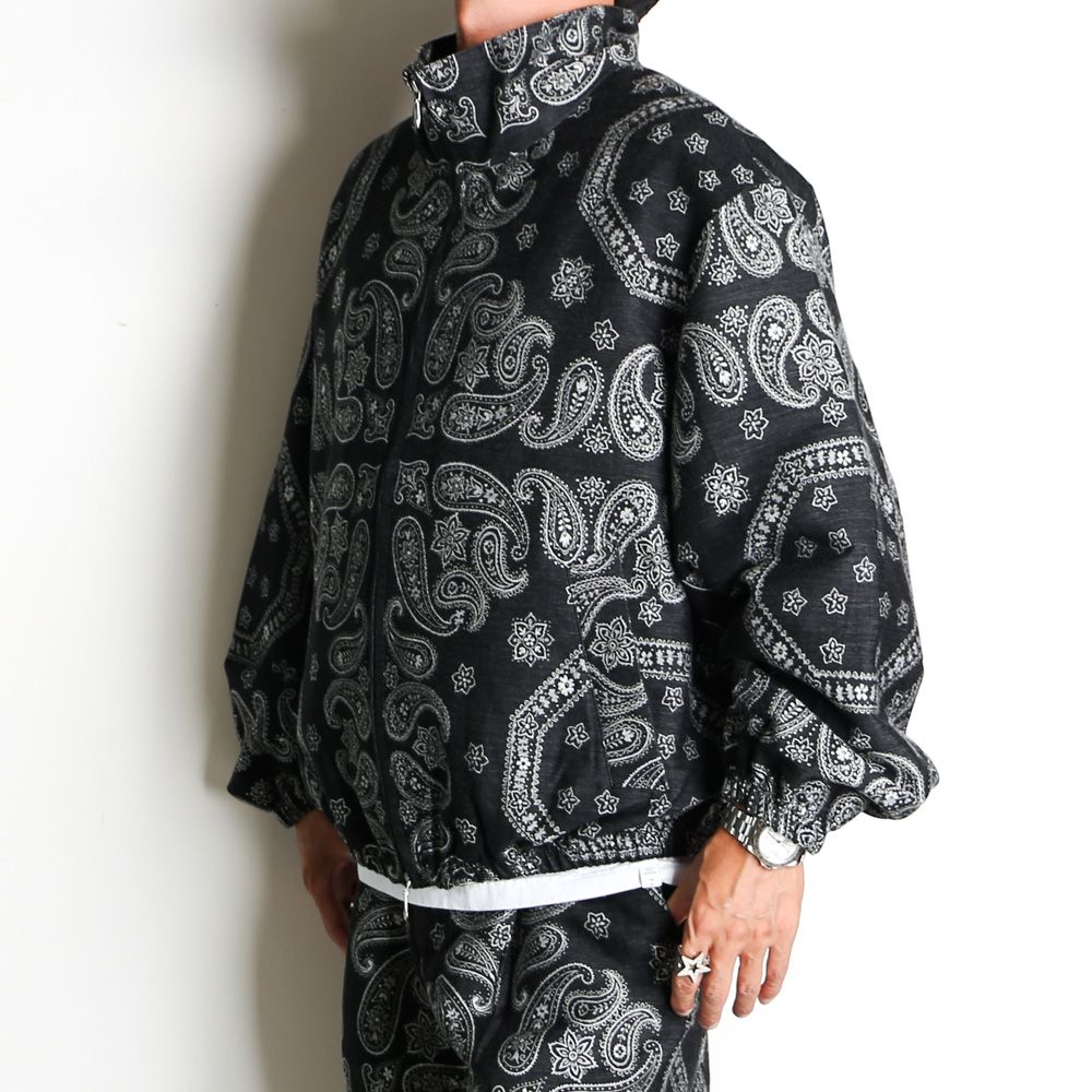 superNova. - Track jacket - Bandana jacquard / トラックジャケット