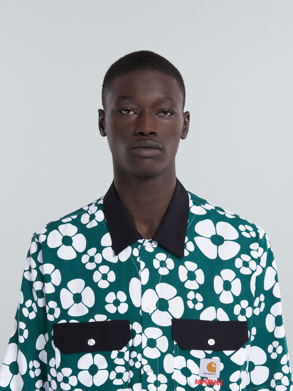 MARNI - 【ラスト1点】 MARNI X CARHARTT WIP - GREEN SHORT-SLEEVED