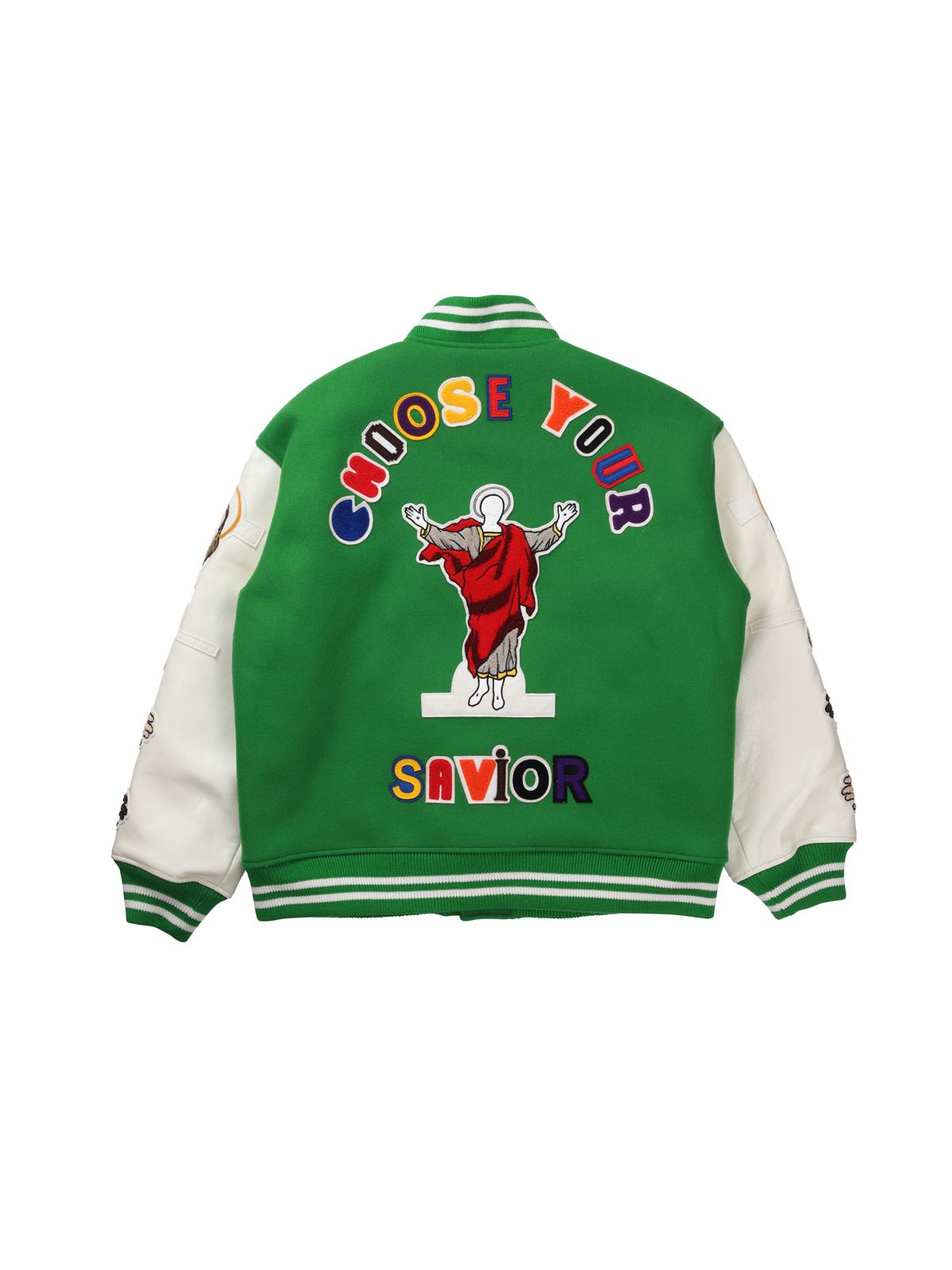 SAINT M×××××× - SM x DENIM TEARS / STUDIUM JACKET / スタジアム