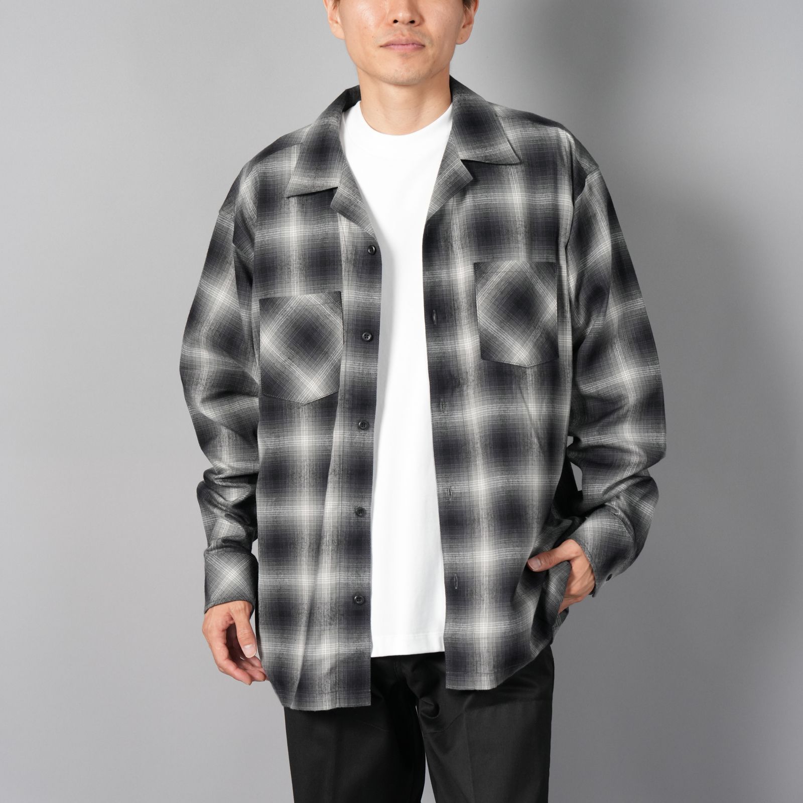 Rafu - 【ラスト1点】Box shirt / ボックスシャツ / ネルシャツ