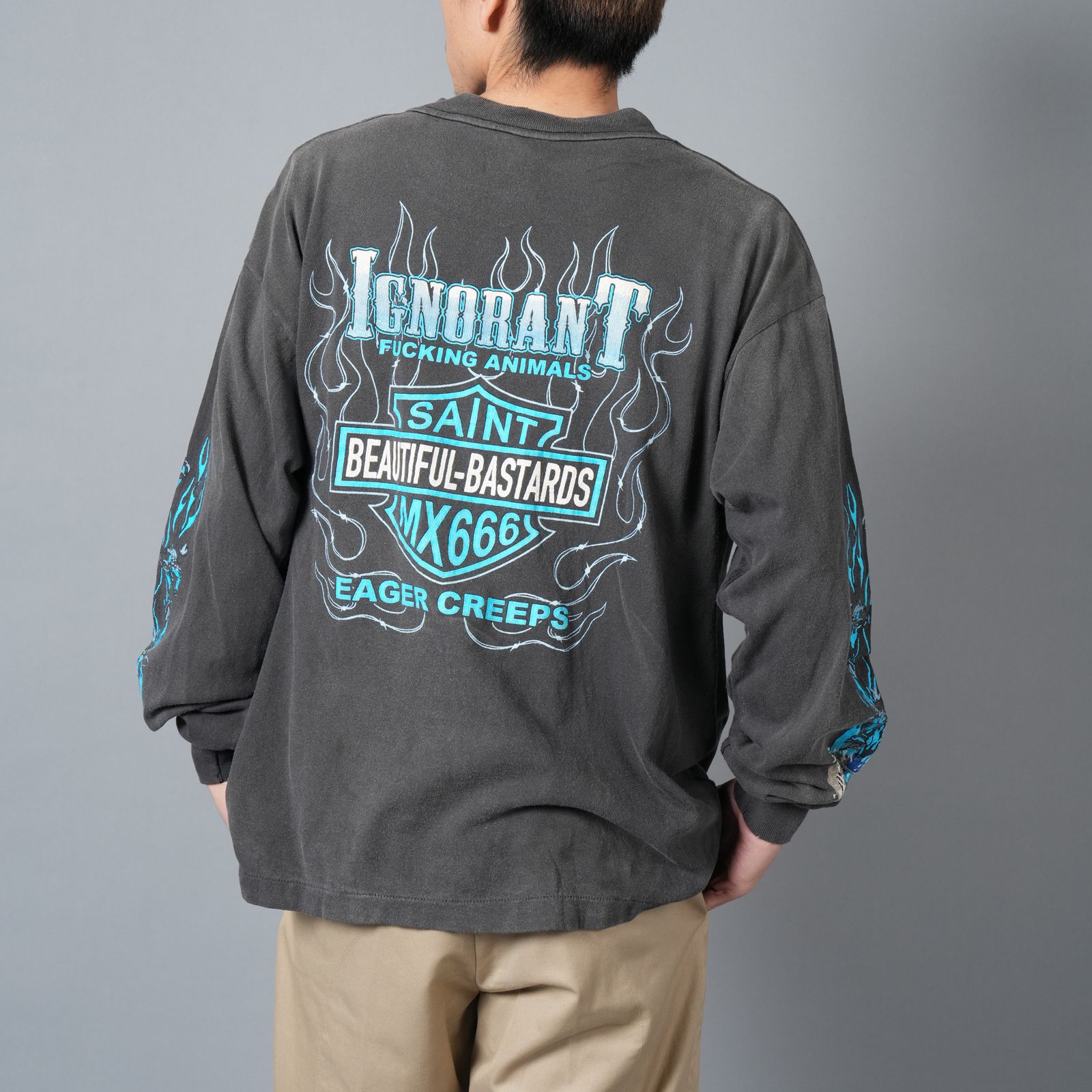 SAINT M×××××× - 【ラスト1点】SM-YS1-0000-013 / LS TEE / BTFL