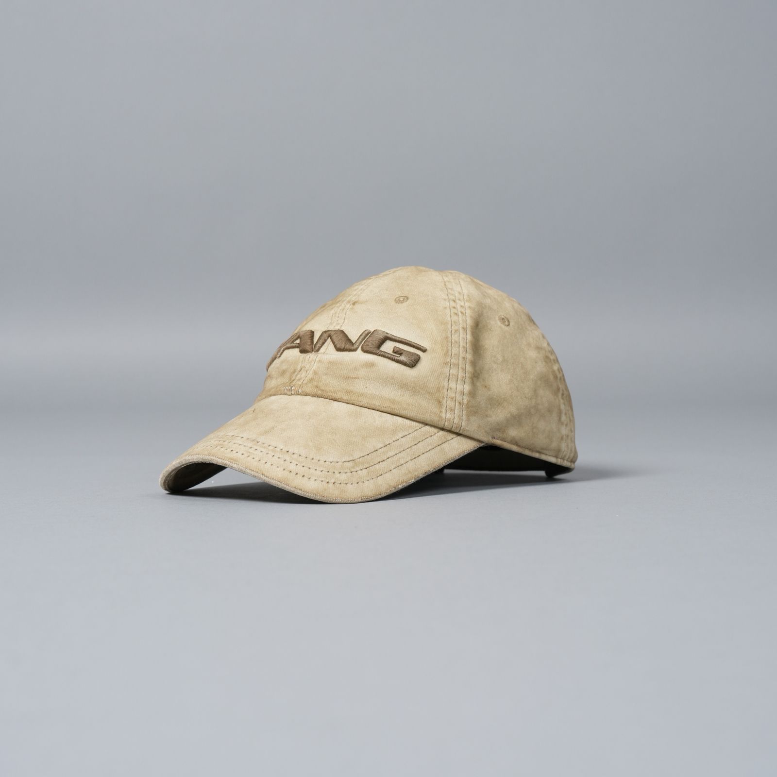 alexander wang - BASEBALL CAP WEATHERED FLOCK / 3Dロゴ刺繍