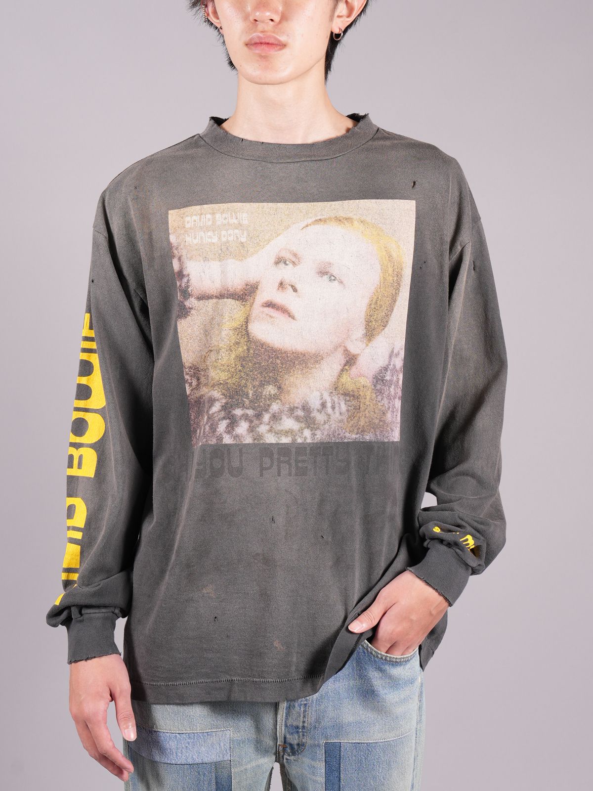 SAINT M×××××× - ラスト1点 / SM-A22-0000-075 / DB_LS TEE / HUNKY