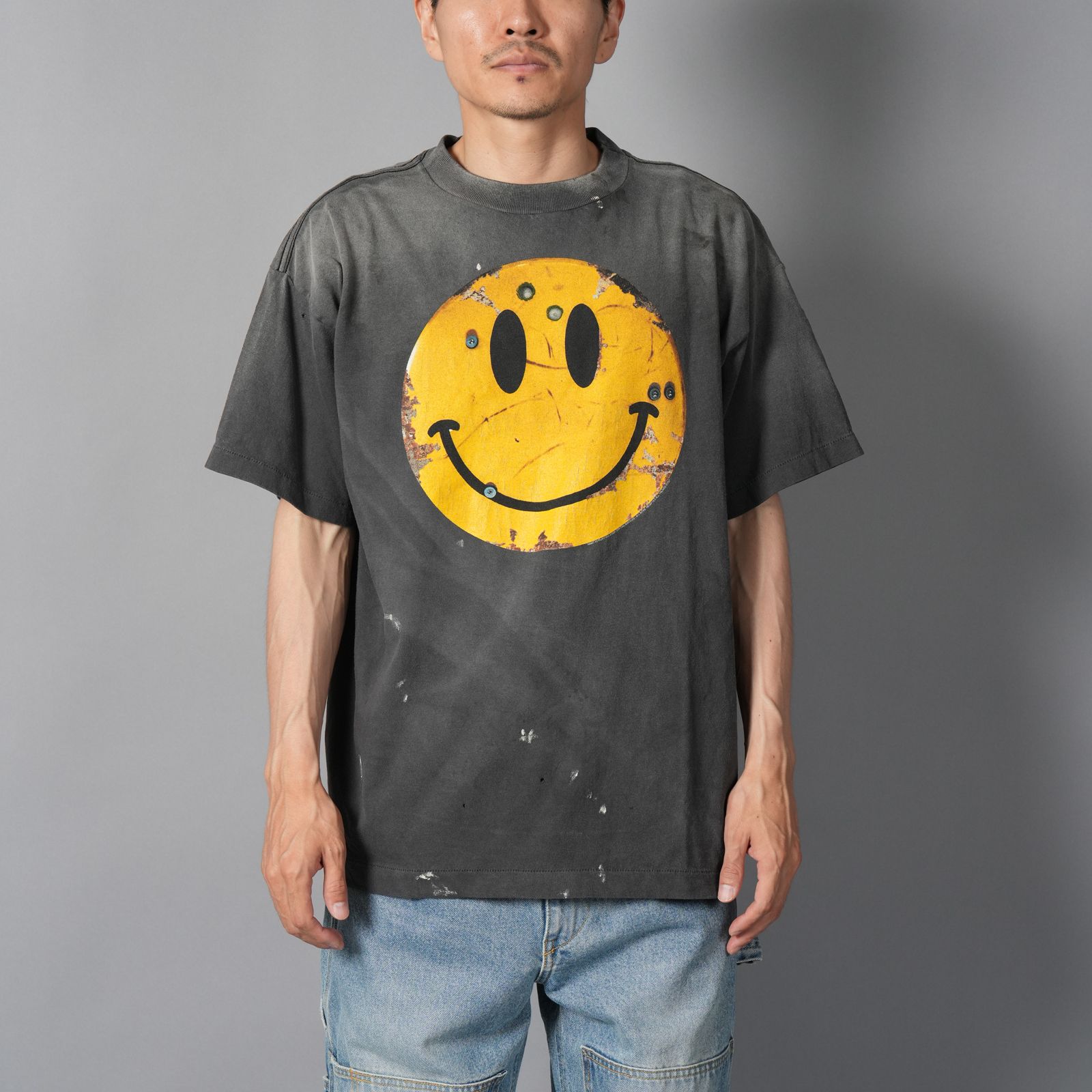 SAINT M×××××× - 【コラボ】SM-HR1-0000-C01 / KLF_SS TEE / SMILE