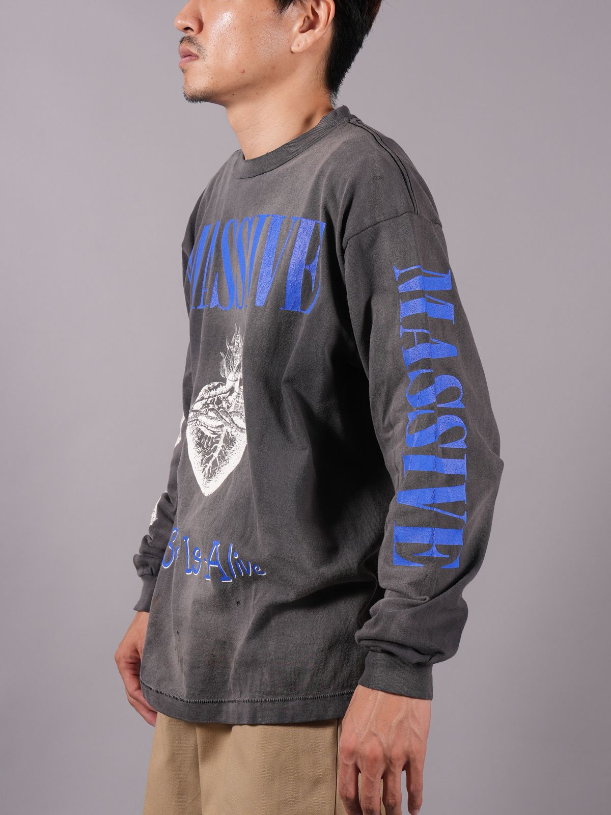 SAINT M×××××× - SM-A23-0000-011 / L/S TEE / MASSIVE / ロンT