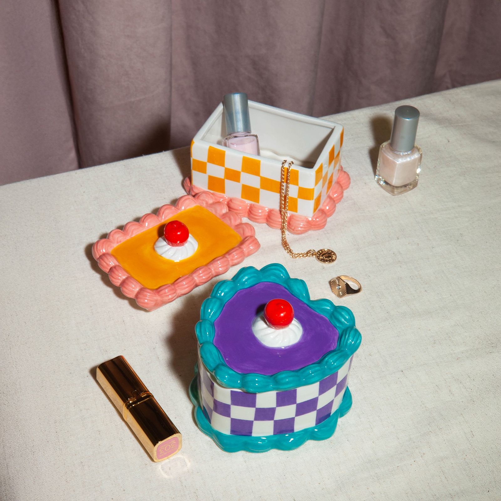 DOIY - 「SWEETIE STRAGE BOX RECTANGLE」小物入れ | corne/コルネ