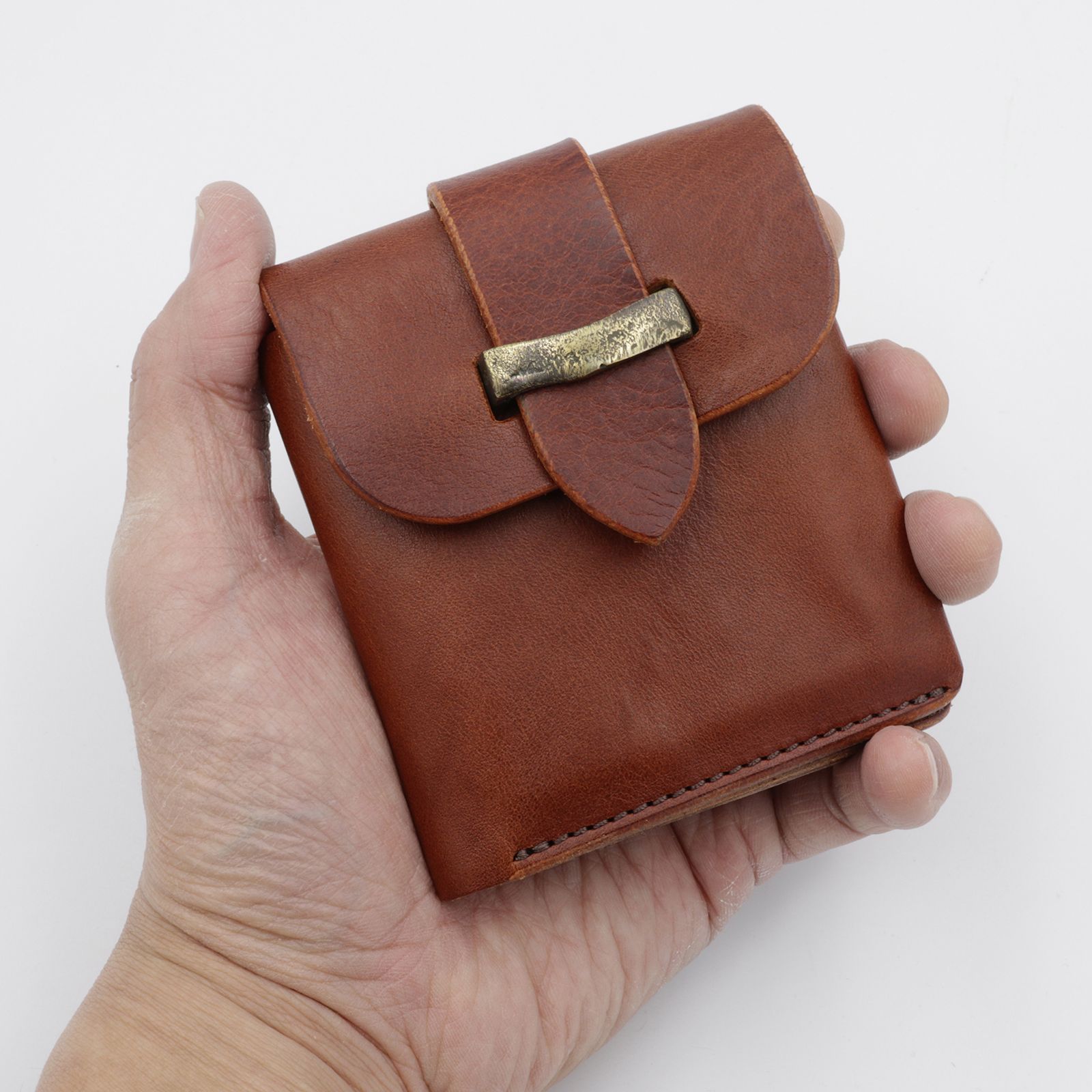 池之端銀革店 - 【Haru】イタリアンレザー ギャルソンコンパクト