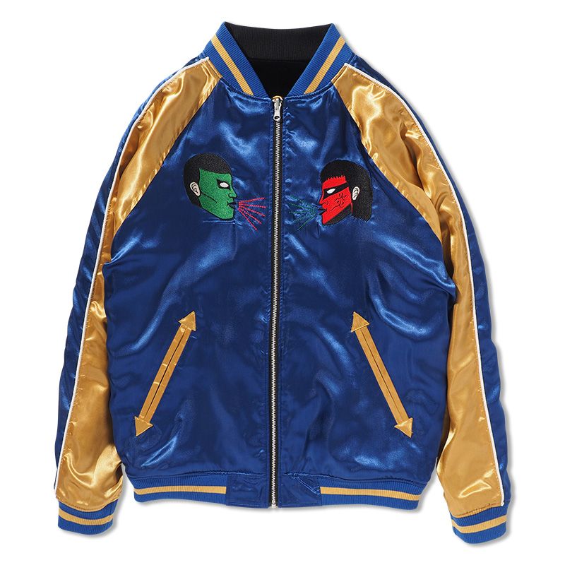 PUNK DRUNKERS - [PDSxGreatMUTA]グレート・ムタ スカジャン | DOLL