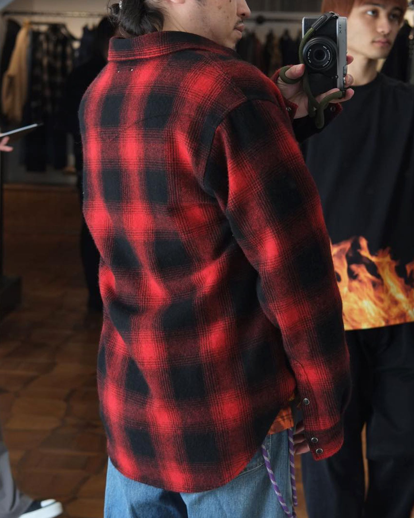 MINEDENIM - Ombre Check Flannel RF Western SH | fakejam