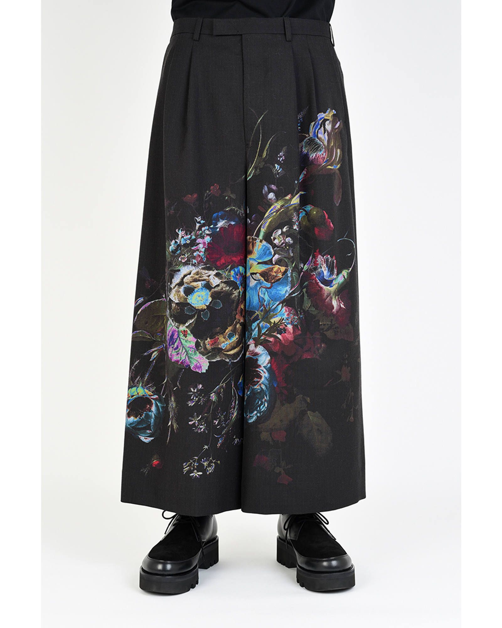 LAD MUSICIAN - 2Tuck Cropped Wide Slacks | fakejam