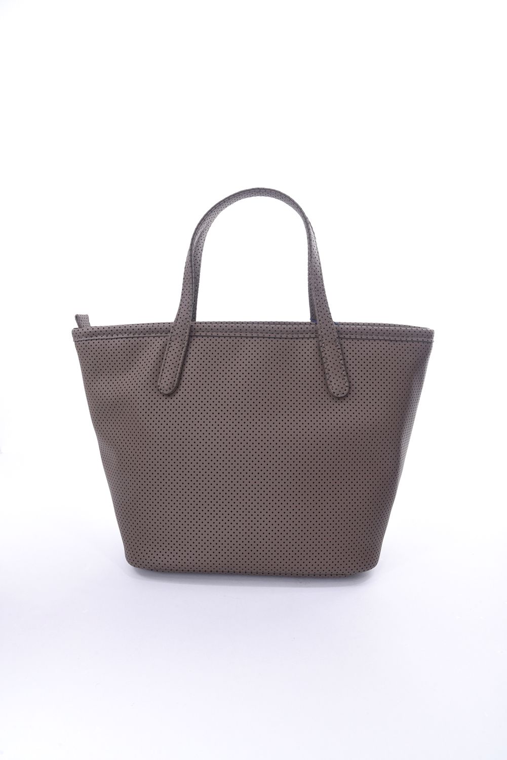 muta - CONTINUA PERFORATED ETHICAL LEATHER MINI TOTE BAG