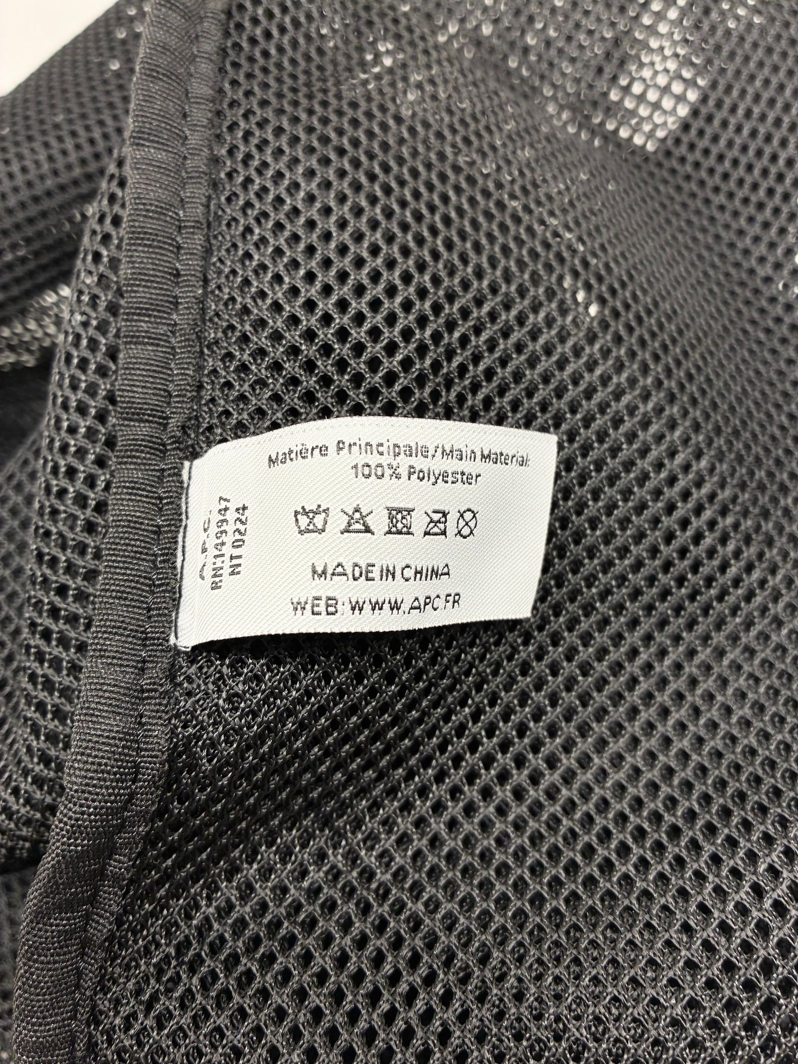 A.P.C. - Rebound ショッピングバッグ / メッシュバッグ / ブラック